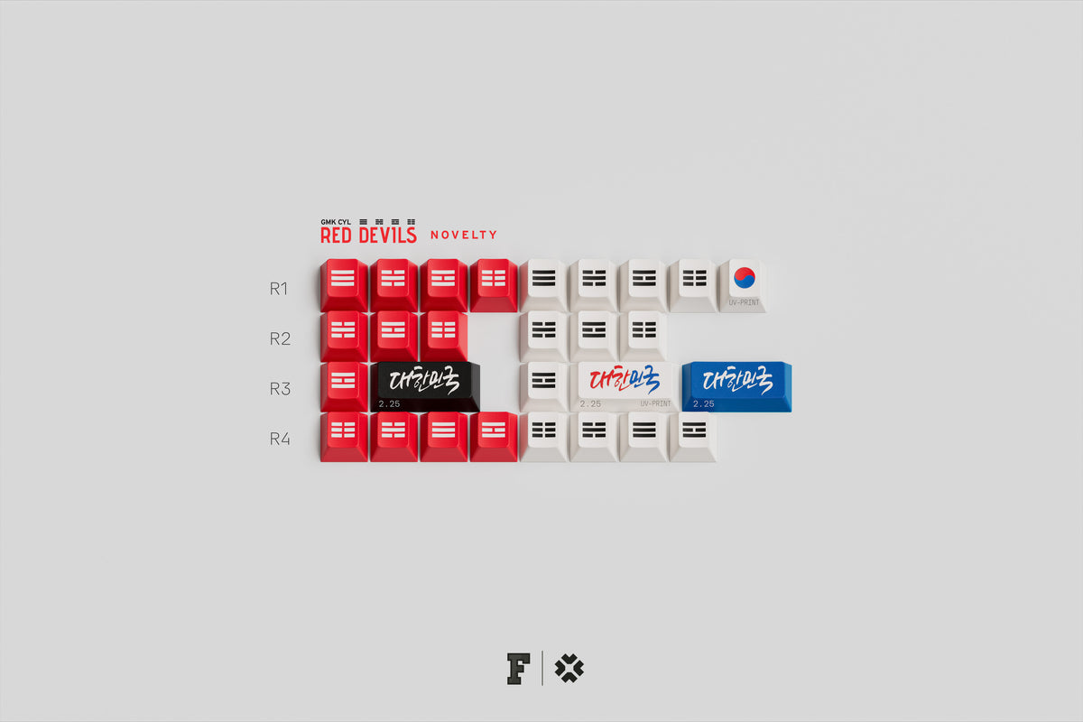 GMK CYL Red Devils Keycaps