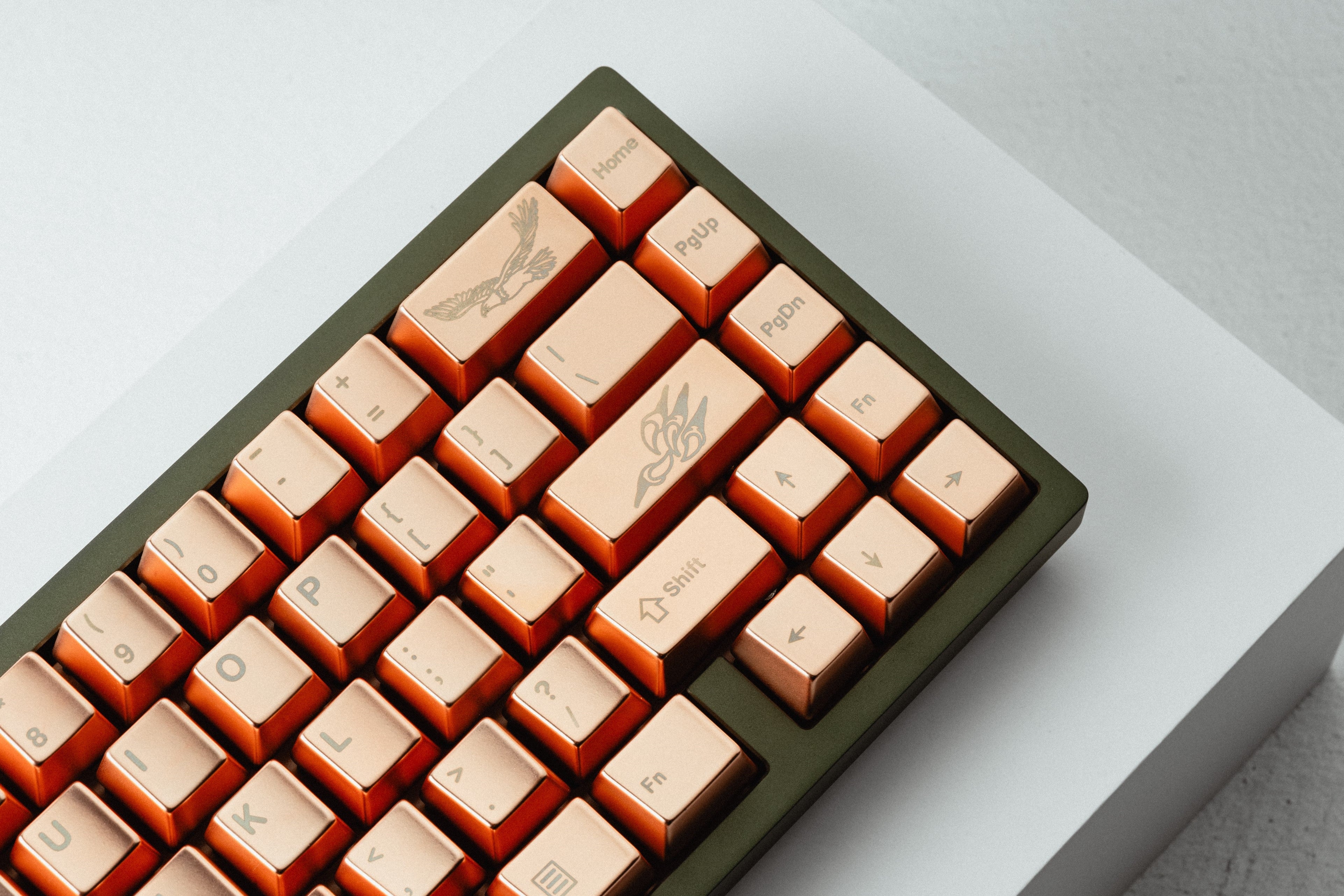 Awekeys Copper Eagle Keycaps