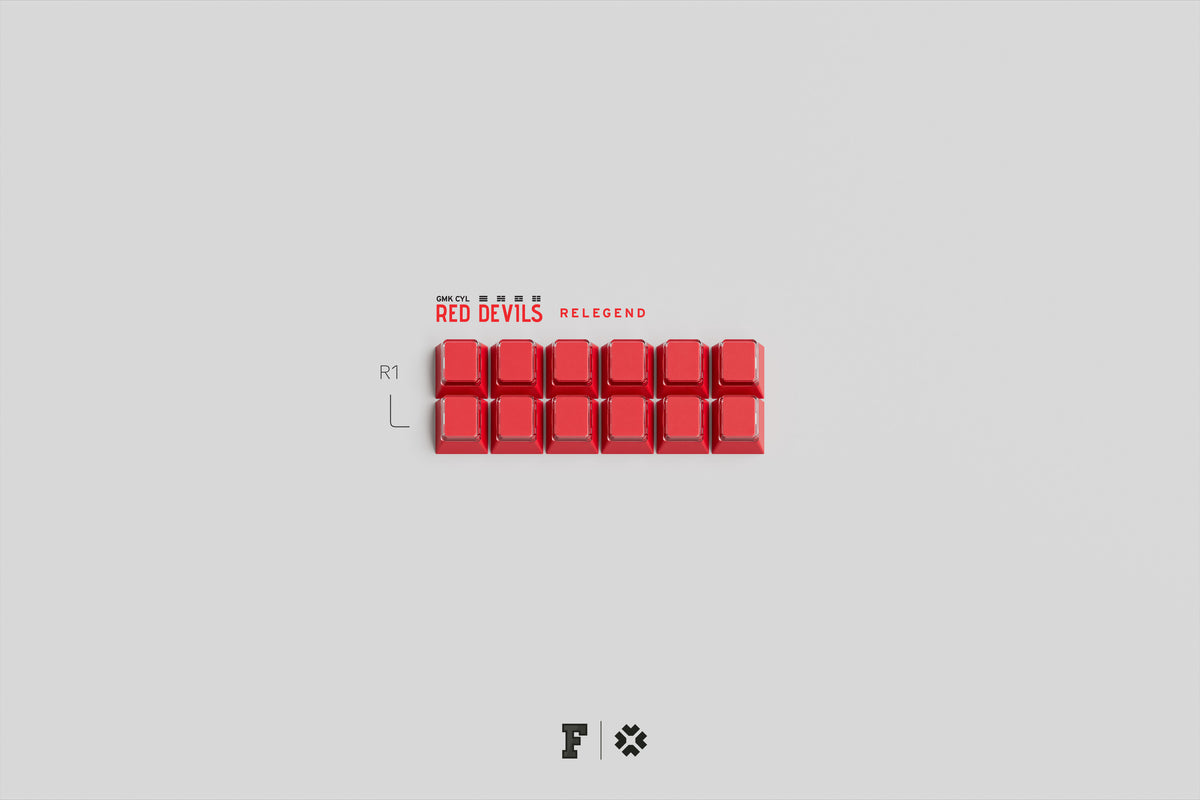GMK CYL Red Devils Keycaps