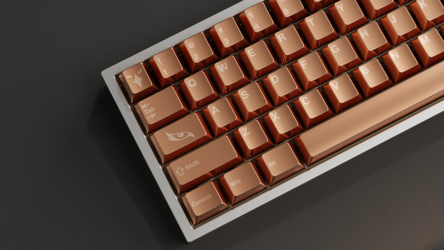 Awekeys Copper Eagle Keycaps
