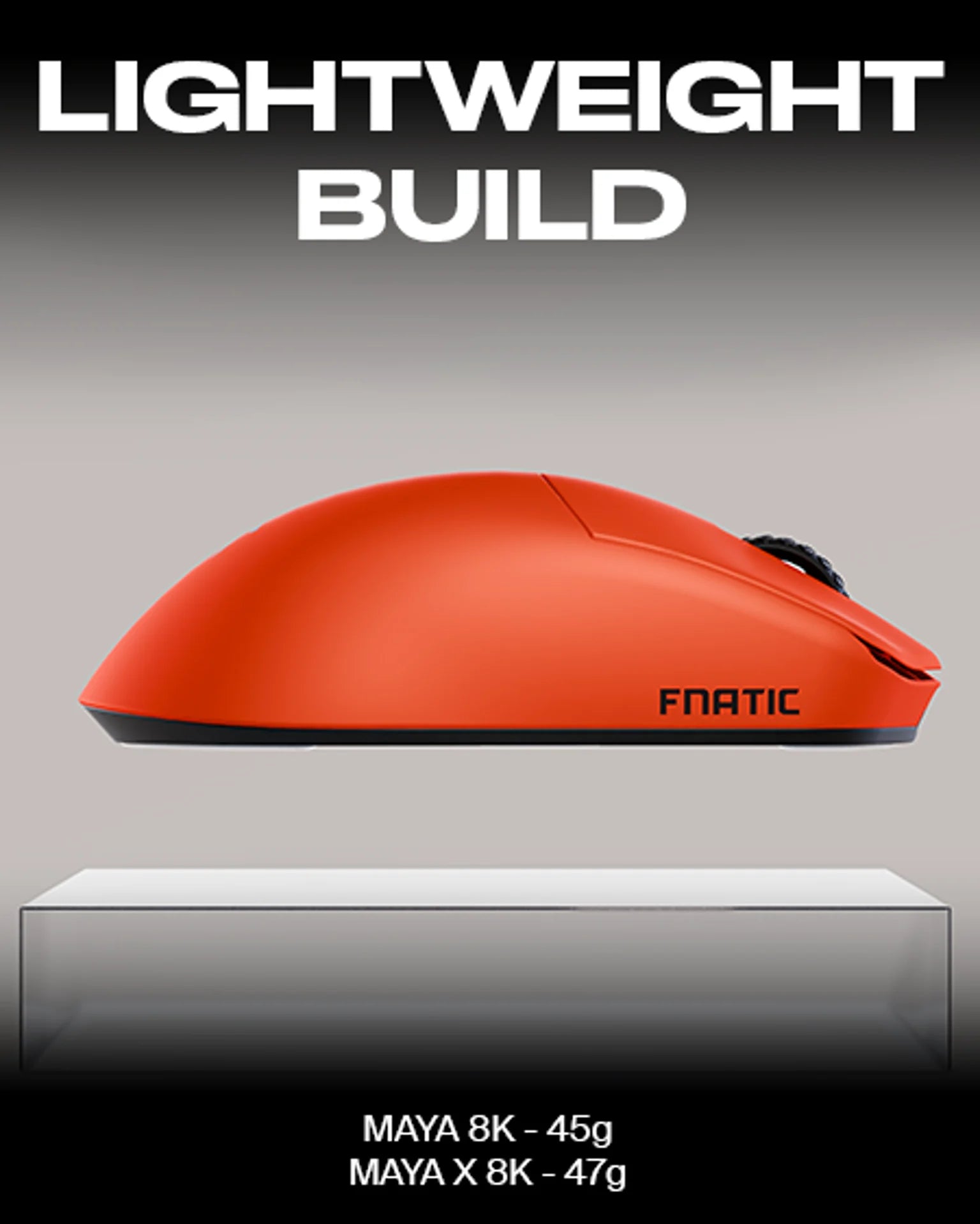 Fnatic X Lamzu Maya X 8K Wireless Mouse (Unvaulted)