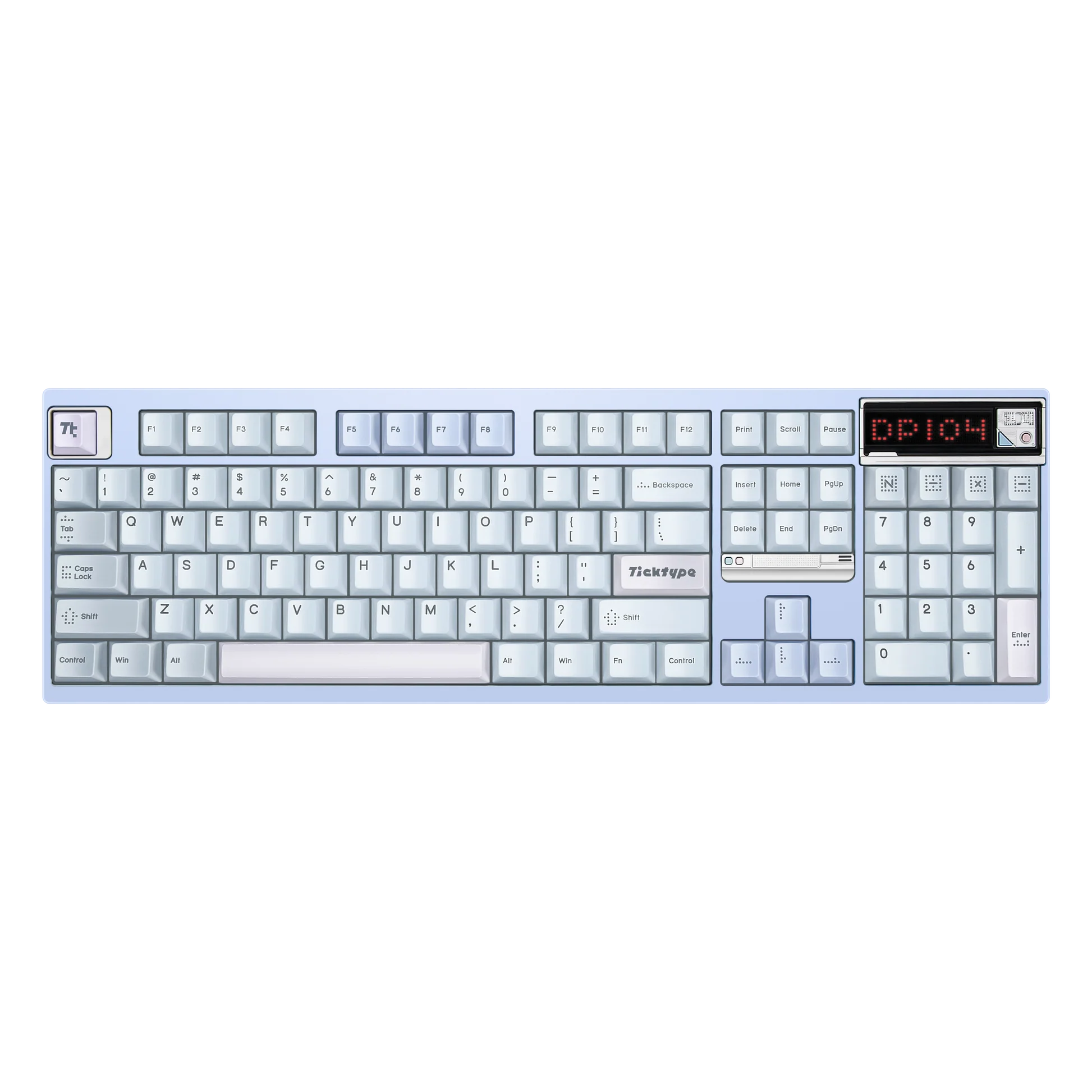 Ticktype DP104 Wireless Tri-mode Mechanical Keyboard