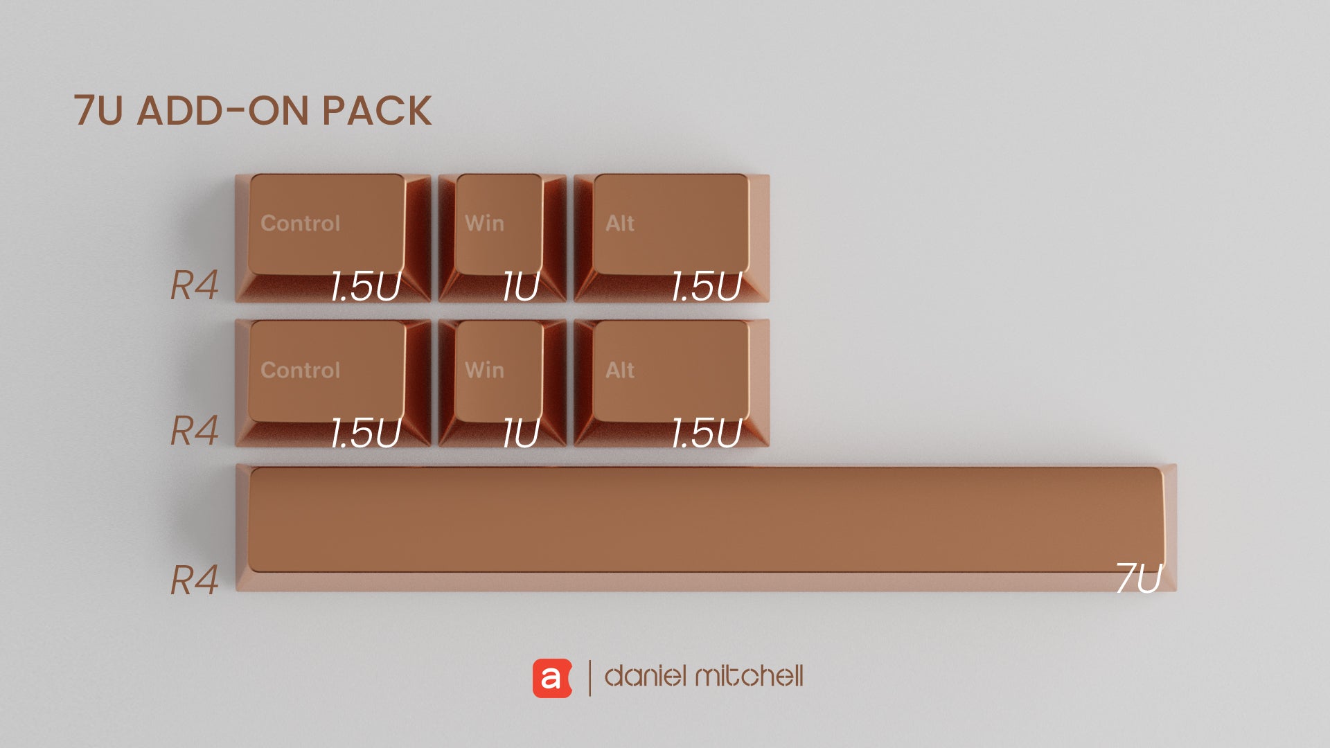 Awekeys Copper Eagle Keycaps