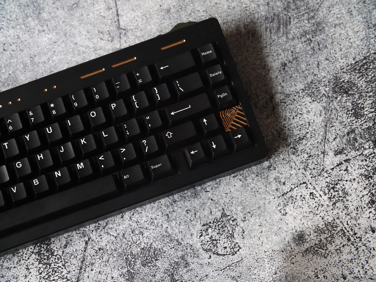 JTK White on Black Keycaps