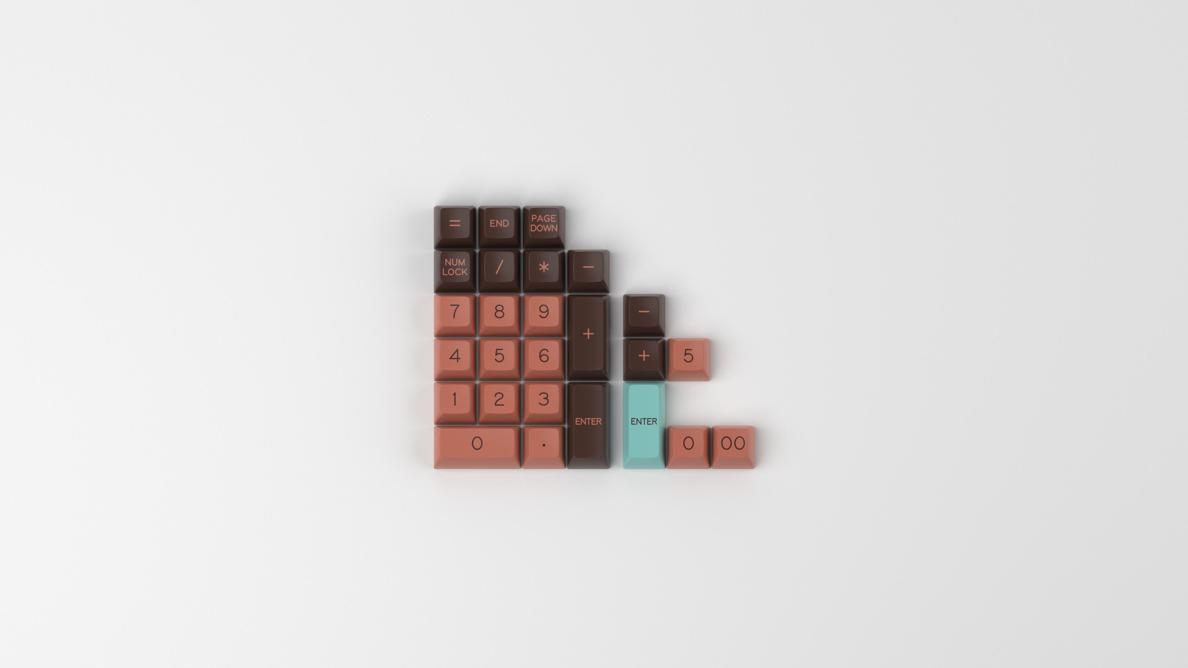 SA Copper Keycaps