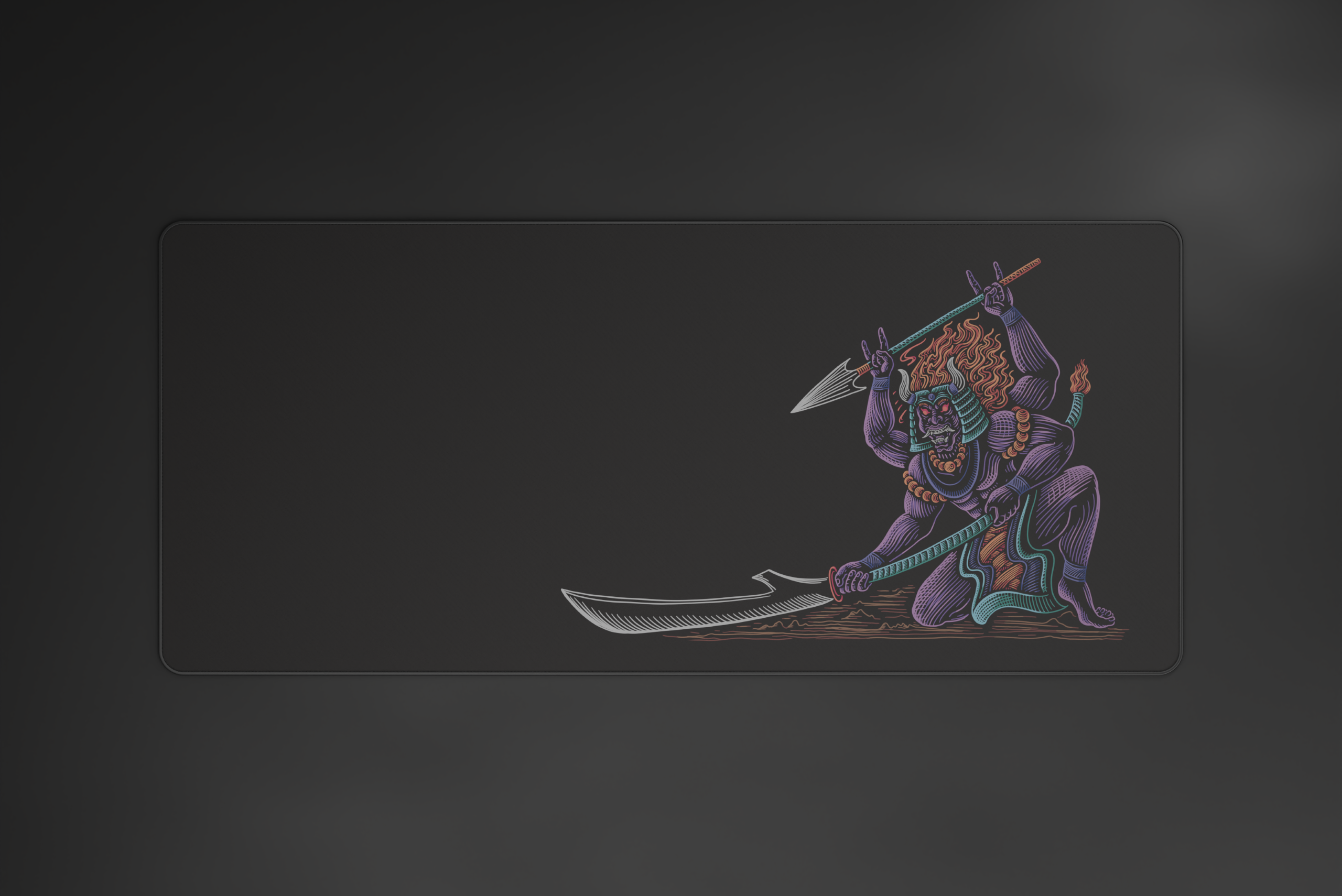 Deskmat - Samurai Tai Aku