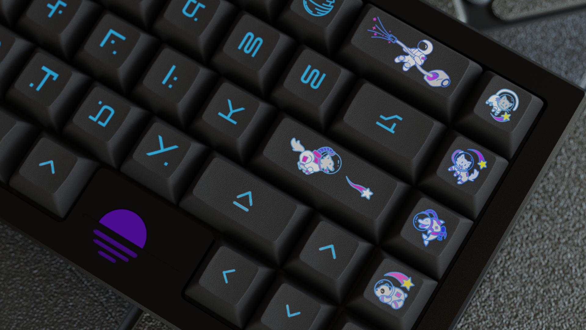 KAT Complete - Space Dust Keycaps