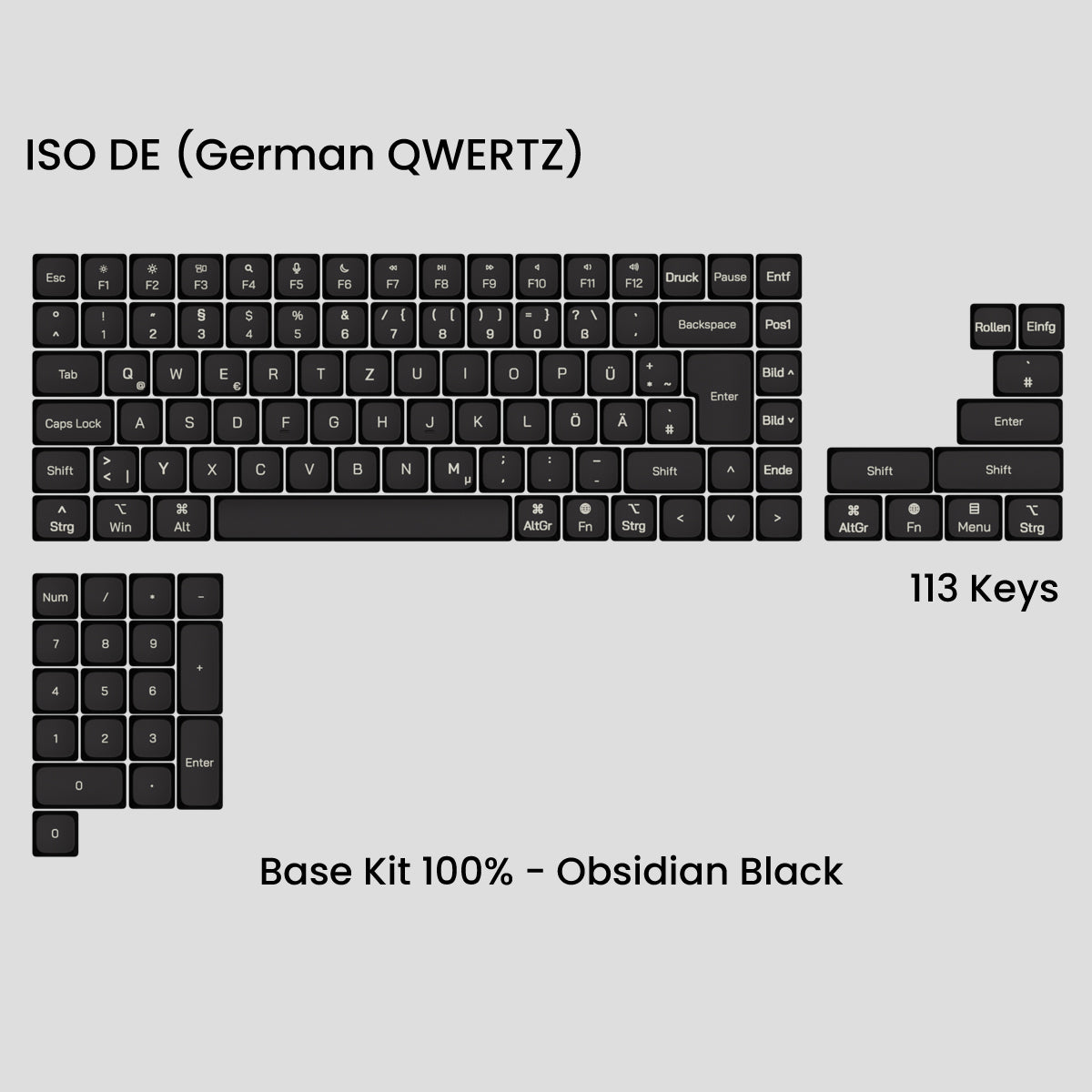 Awekeys Air Low Profile Metal Keycaps - Cherry MX