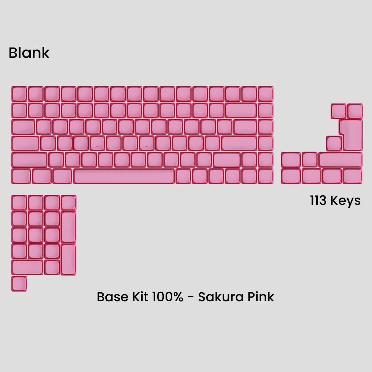 Awekeys Air Low Profile Metal Keycaps - Cherry MX