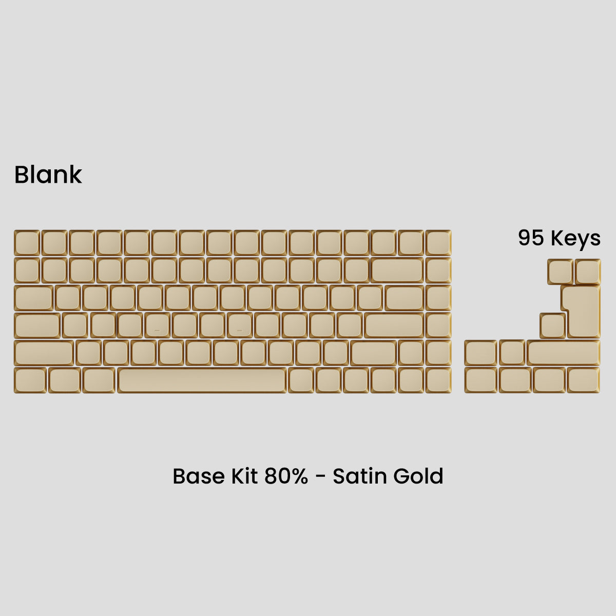 Awekeys Air Low Profile Metal Keycaps - Cherry MX