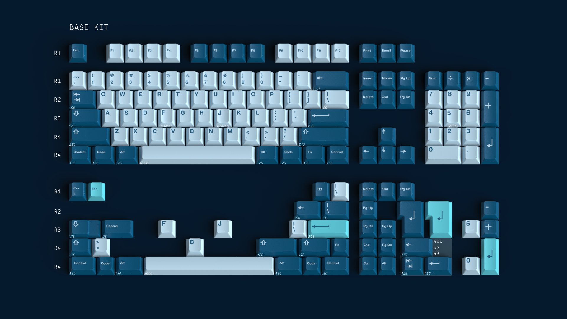 GMK CYL Nightlight Keycaps
