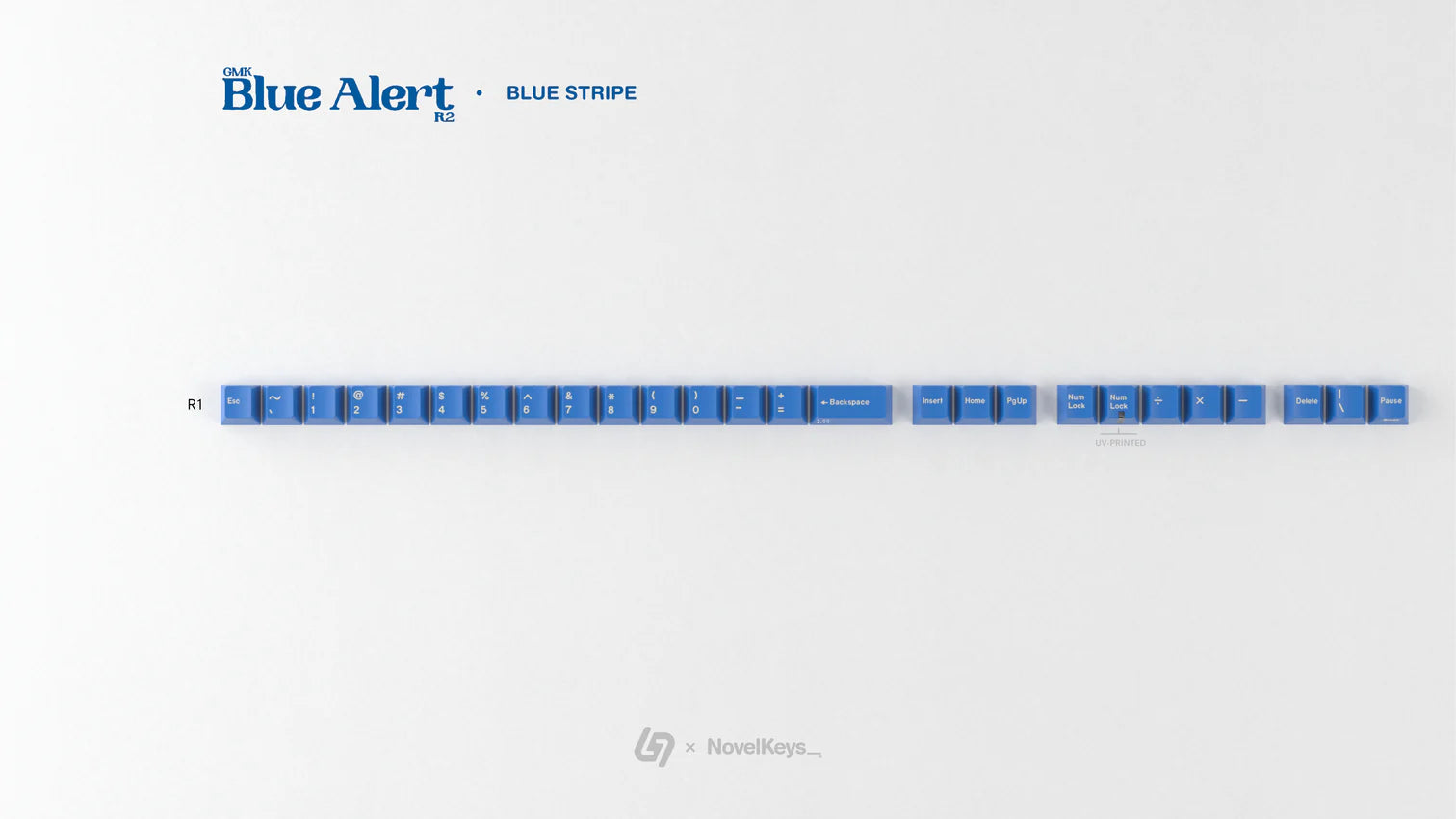 GMK CYL Blue Alert R2 Keycaps