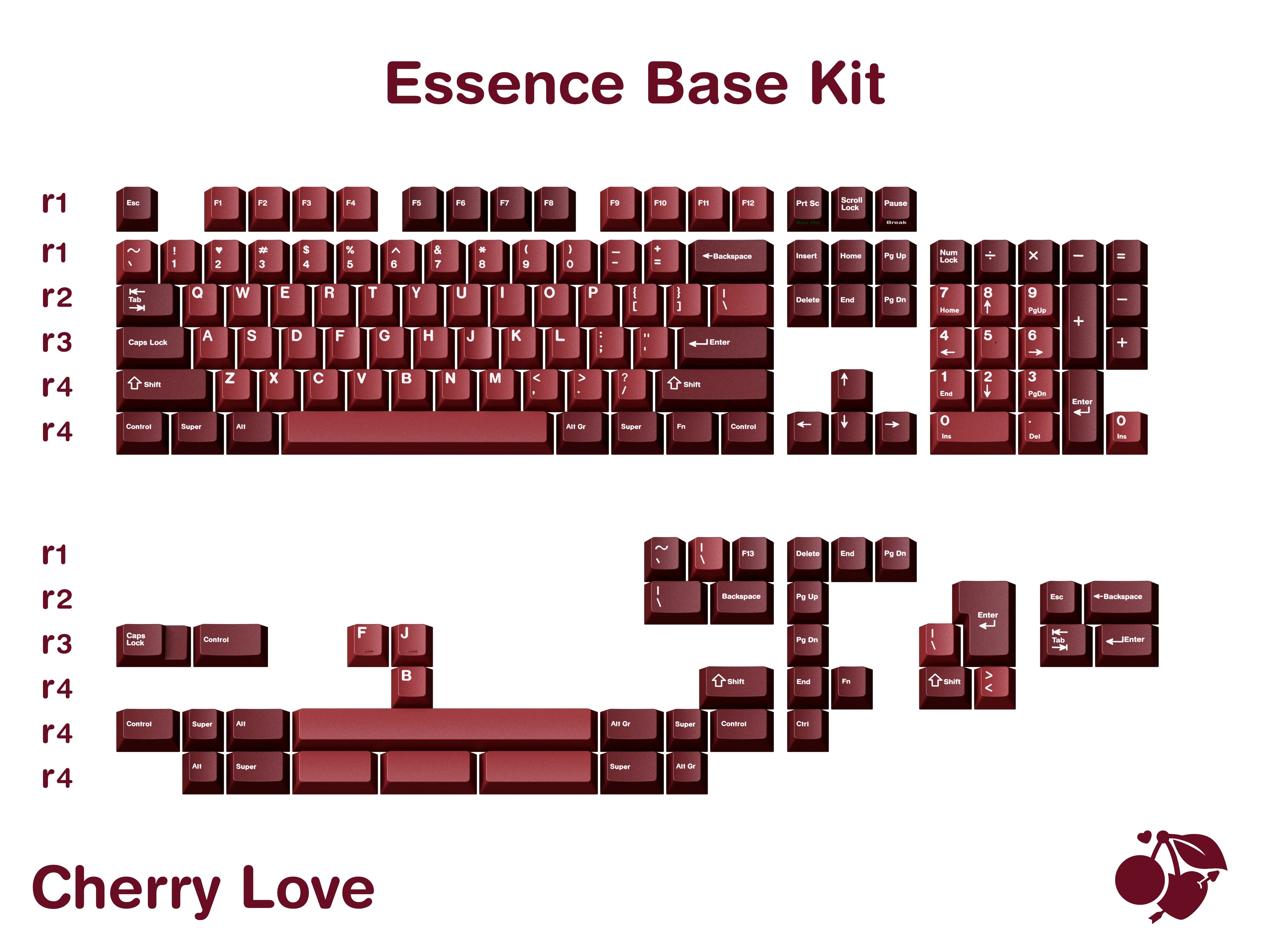 GMK CYL Cherry Love Keycaps