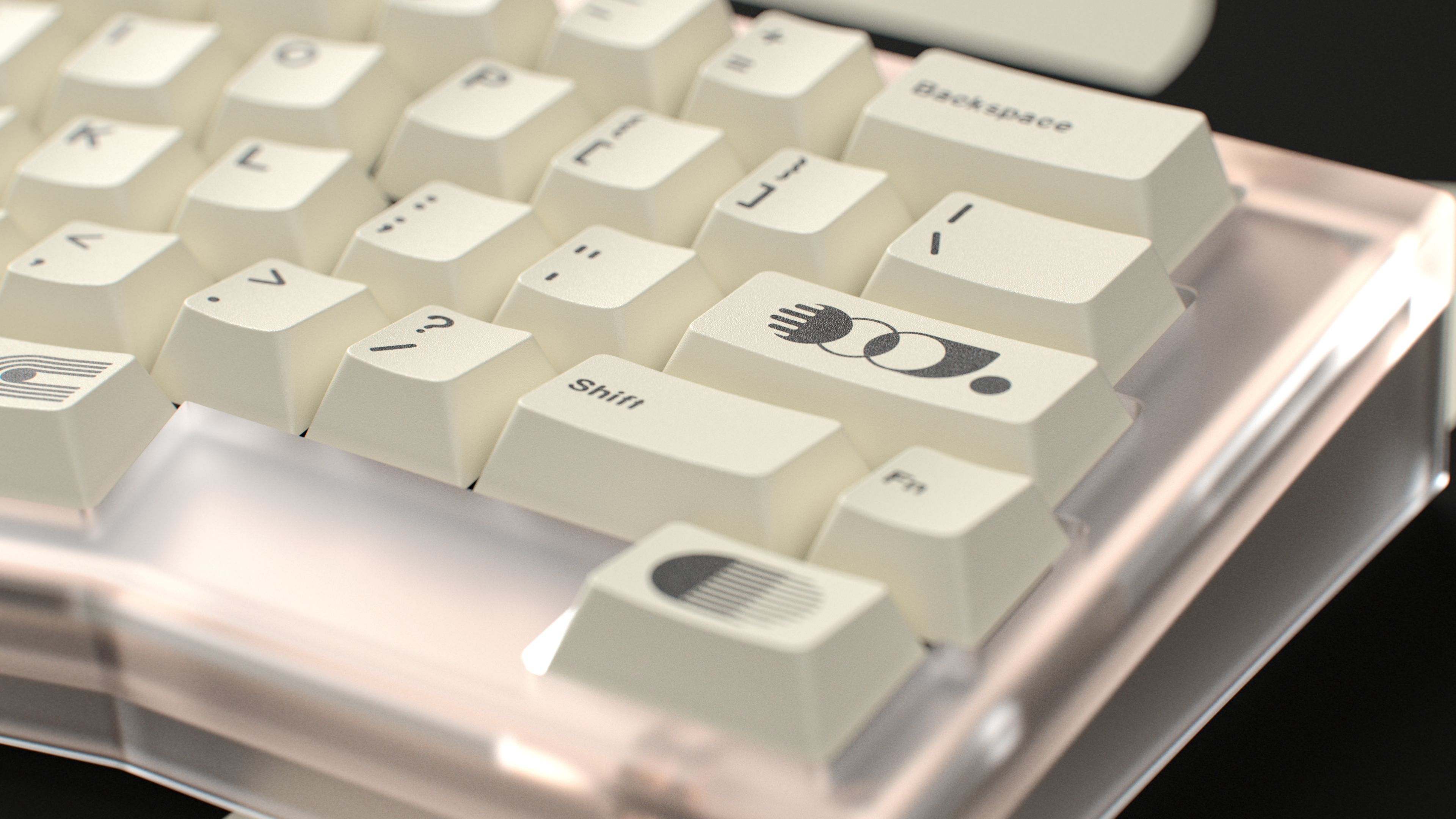 GMK CYL Creme Keycaps