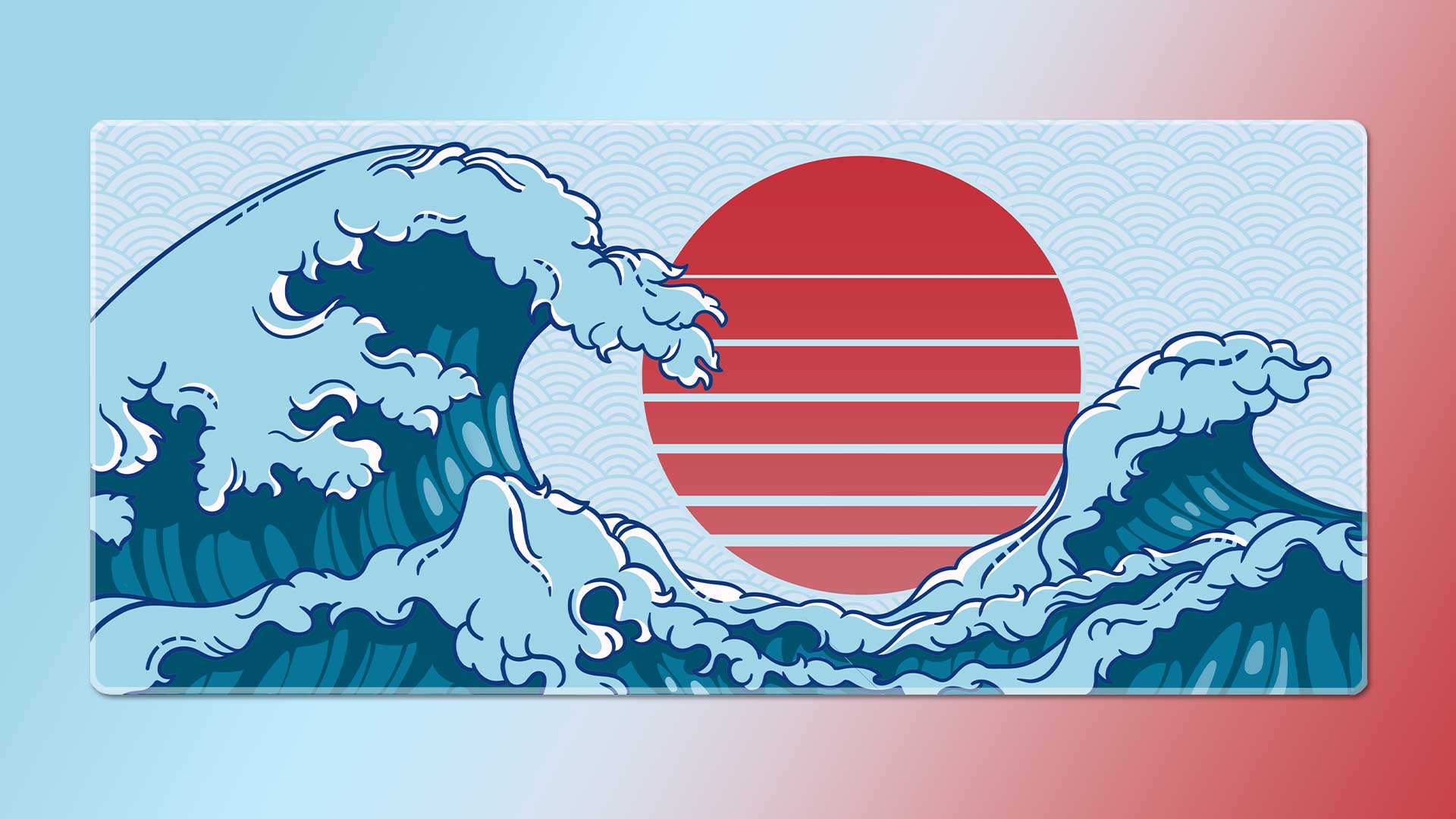 Great Retro Wave Deskmat