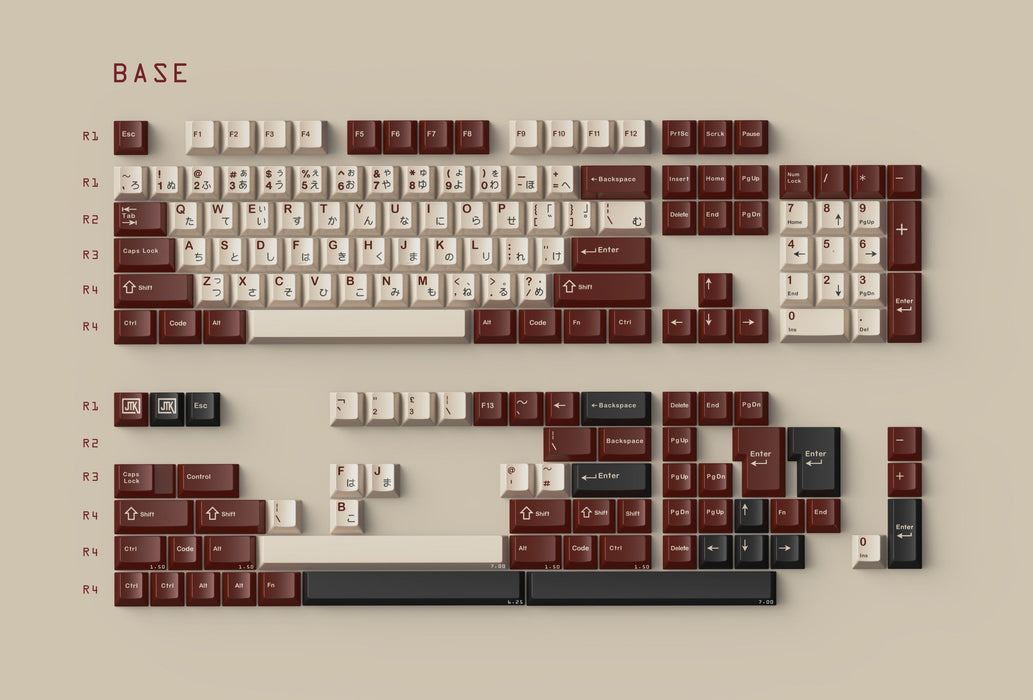 JTK Classic FC R2 Keycaps