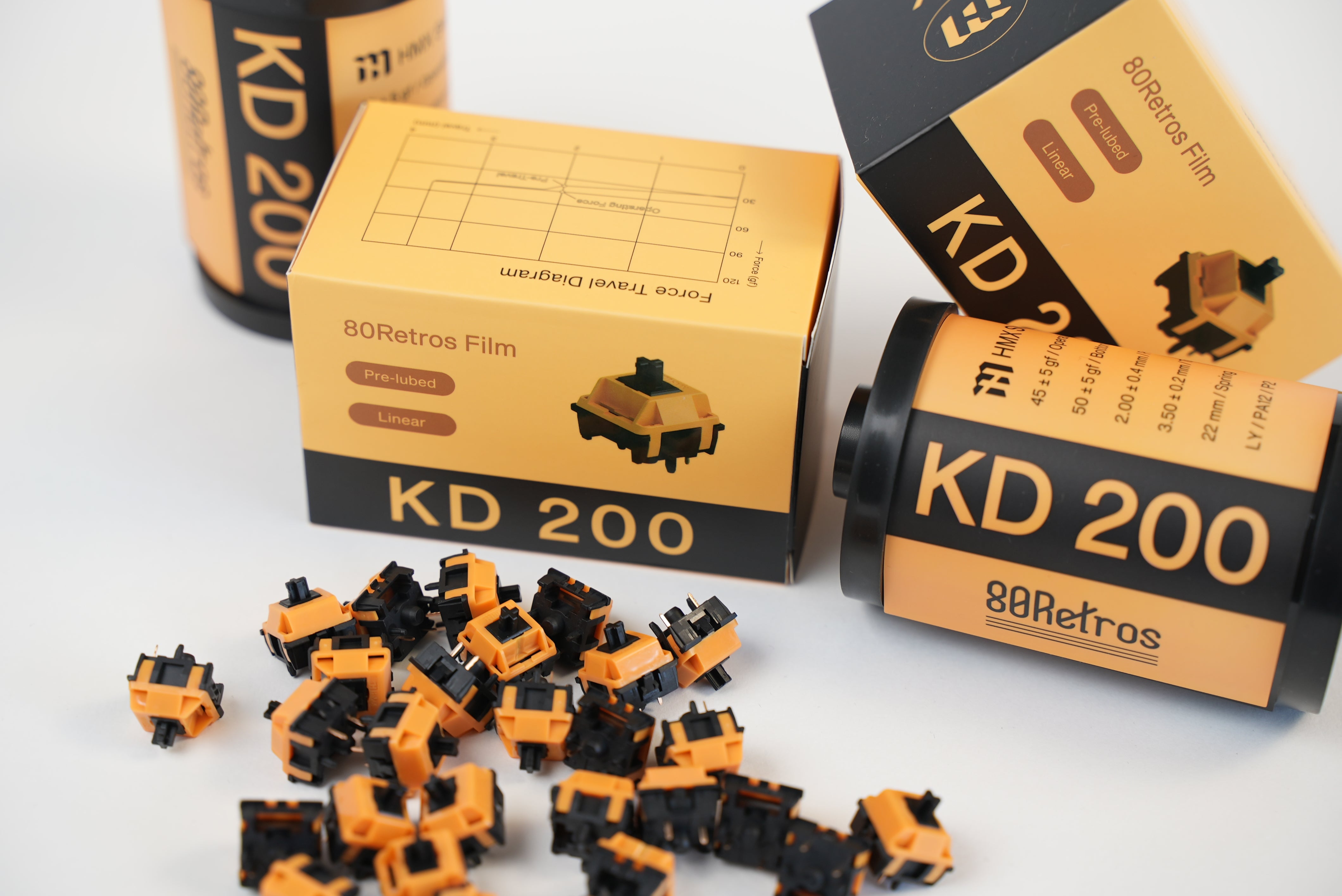 HMX x KD200 Retro Linear Switches
