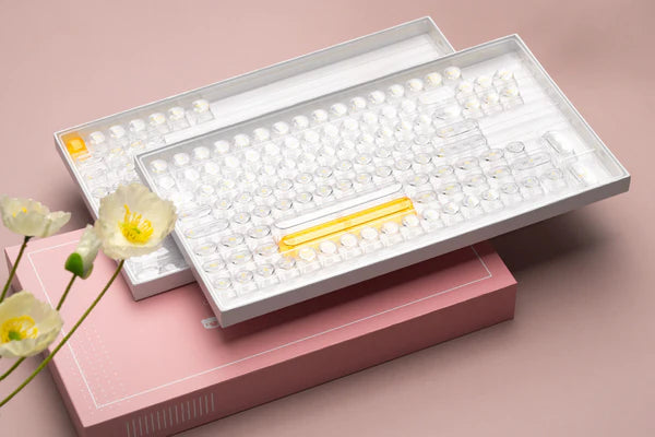 Chilkey Glazed Yellow Keycaps