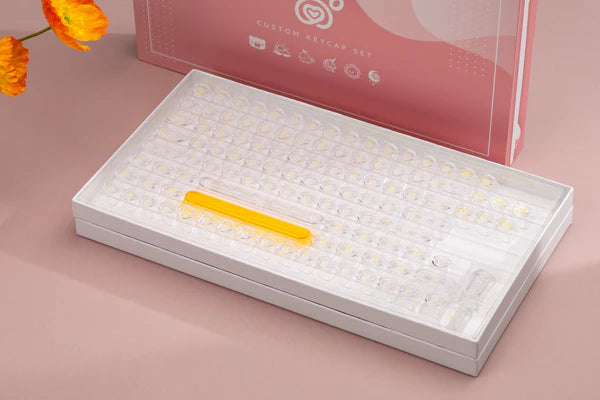 Chilkey Glazed Yellow Keycaps