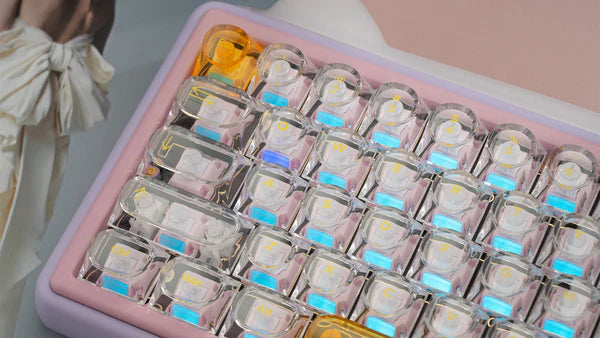 Chilkey Glazed Yellow Keycaps