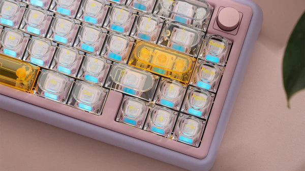 Chilkey Glazed Yellow Keycaps