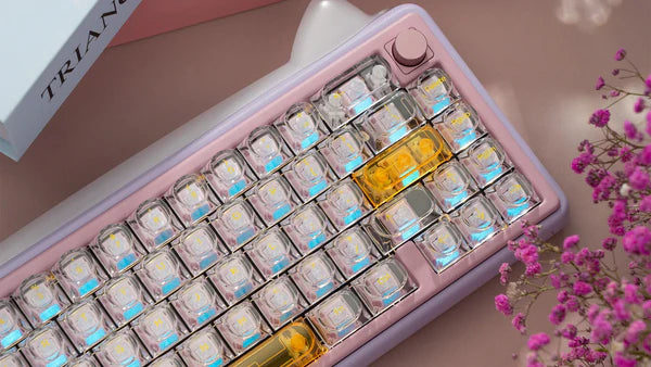 Chilkey Glazed Yellow Keycaps