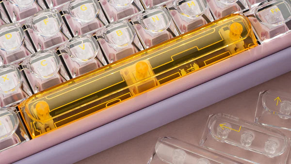Chilkey Glazed Yellow Keycaps