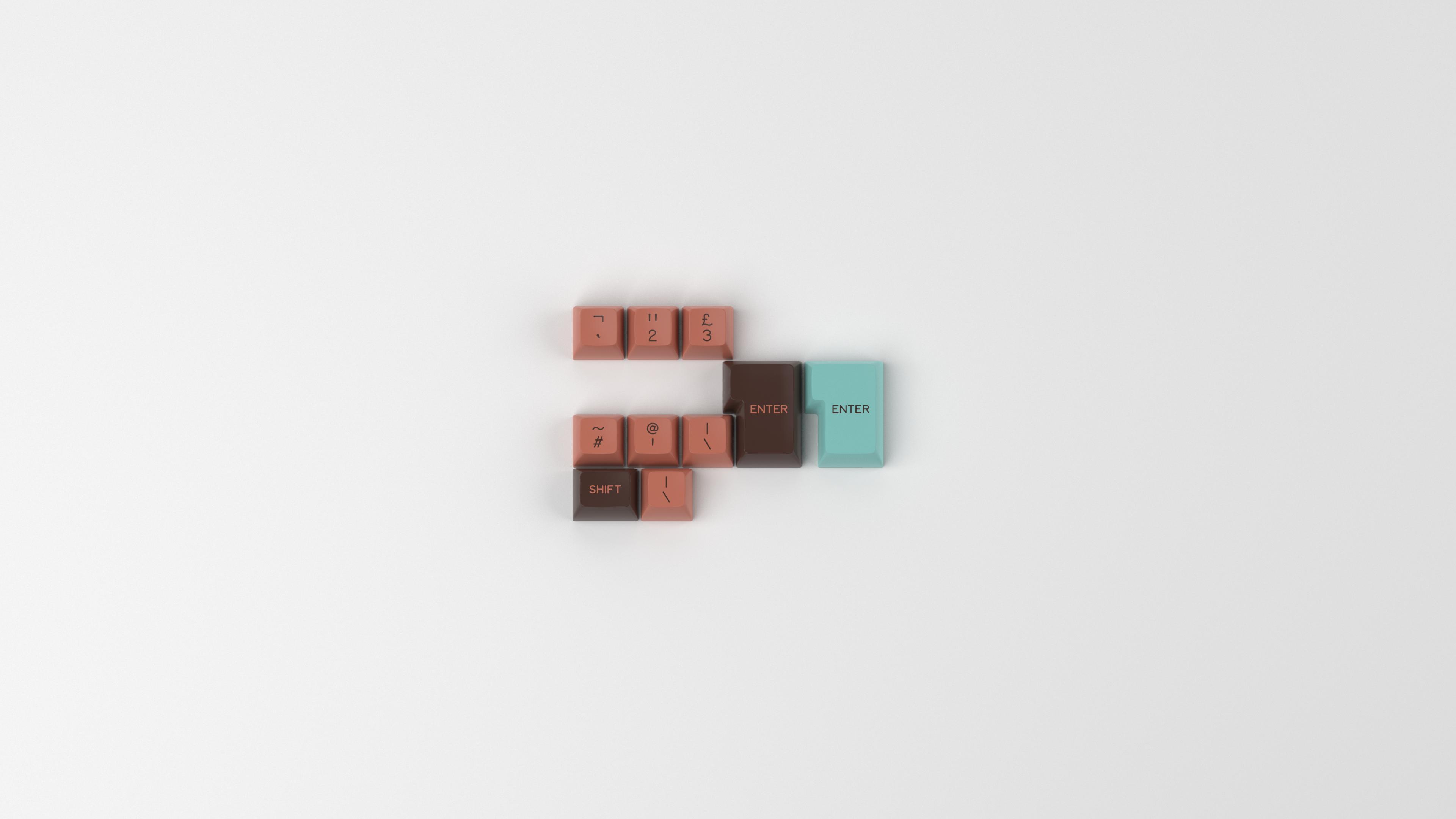 SA Copper Keycaps