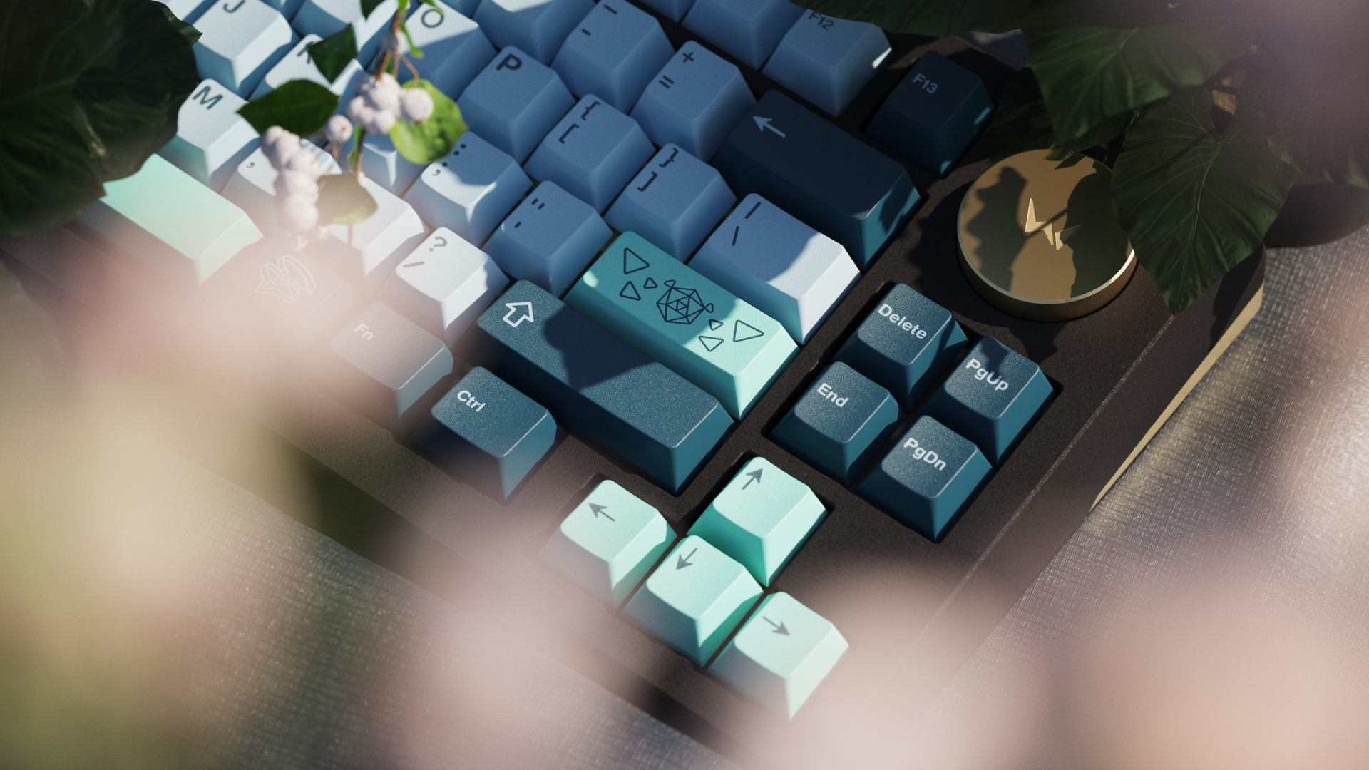 WS Entwined Flowers Keycaps