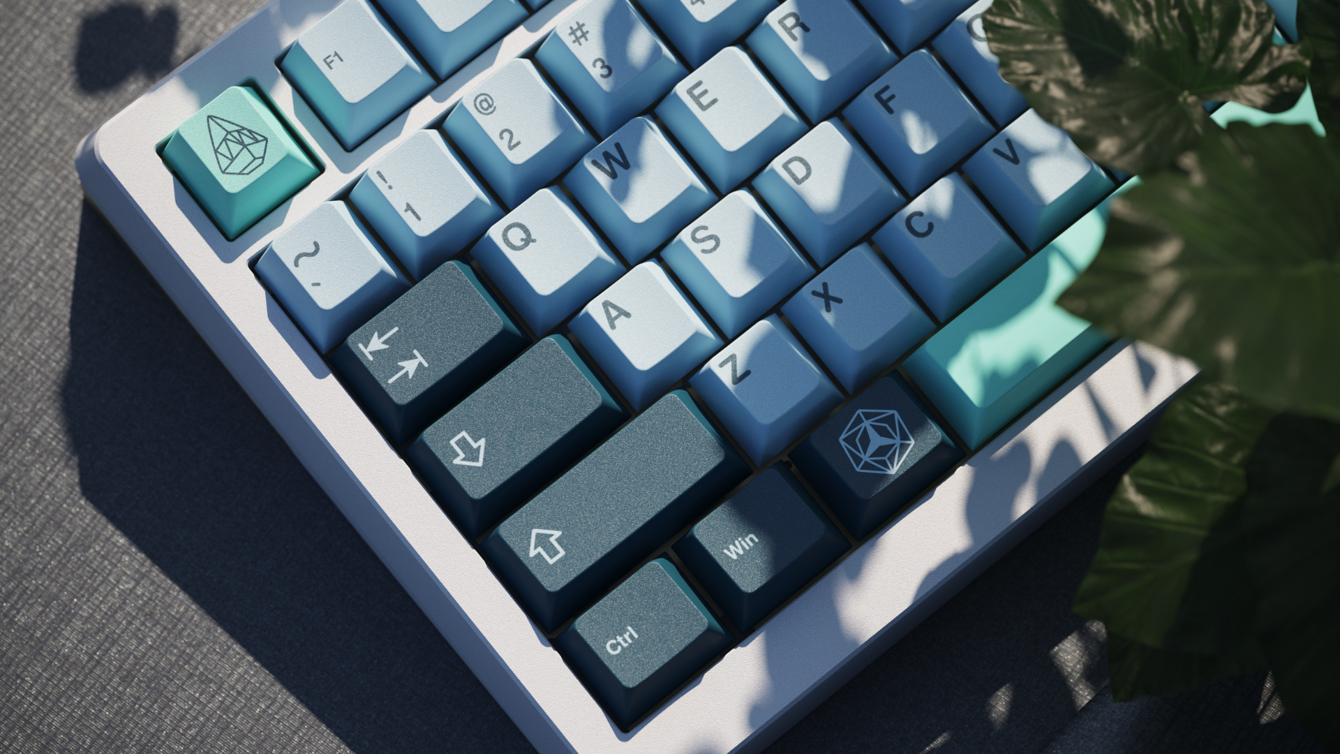 WS Entwined Flowers Keycaps