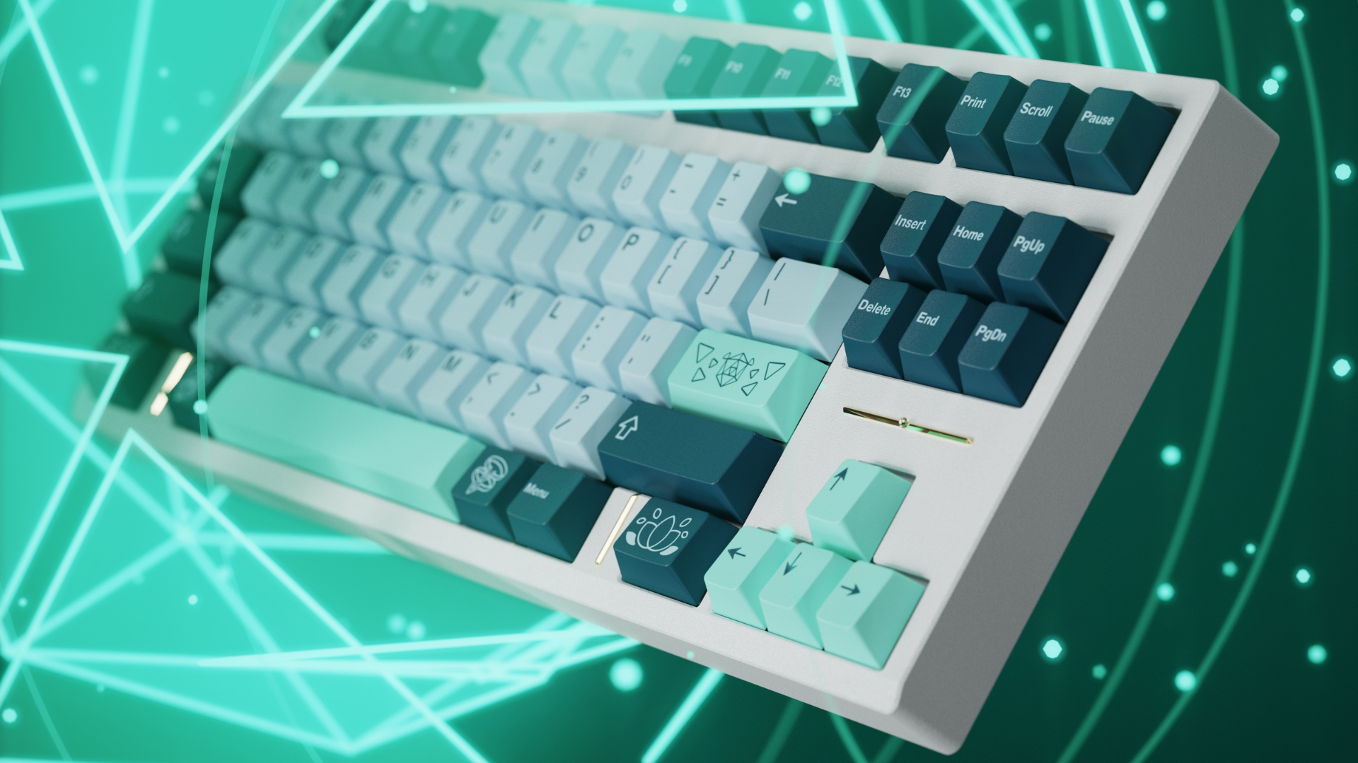 WS Entwined Flowers Keycaps