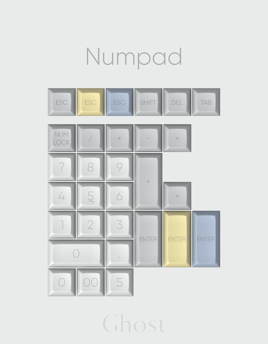 KAM Ghost Keycaps