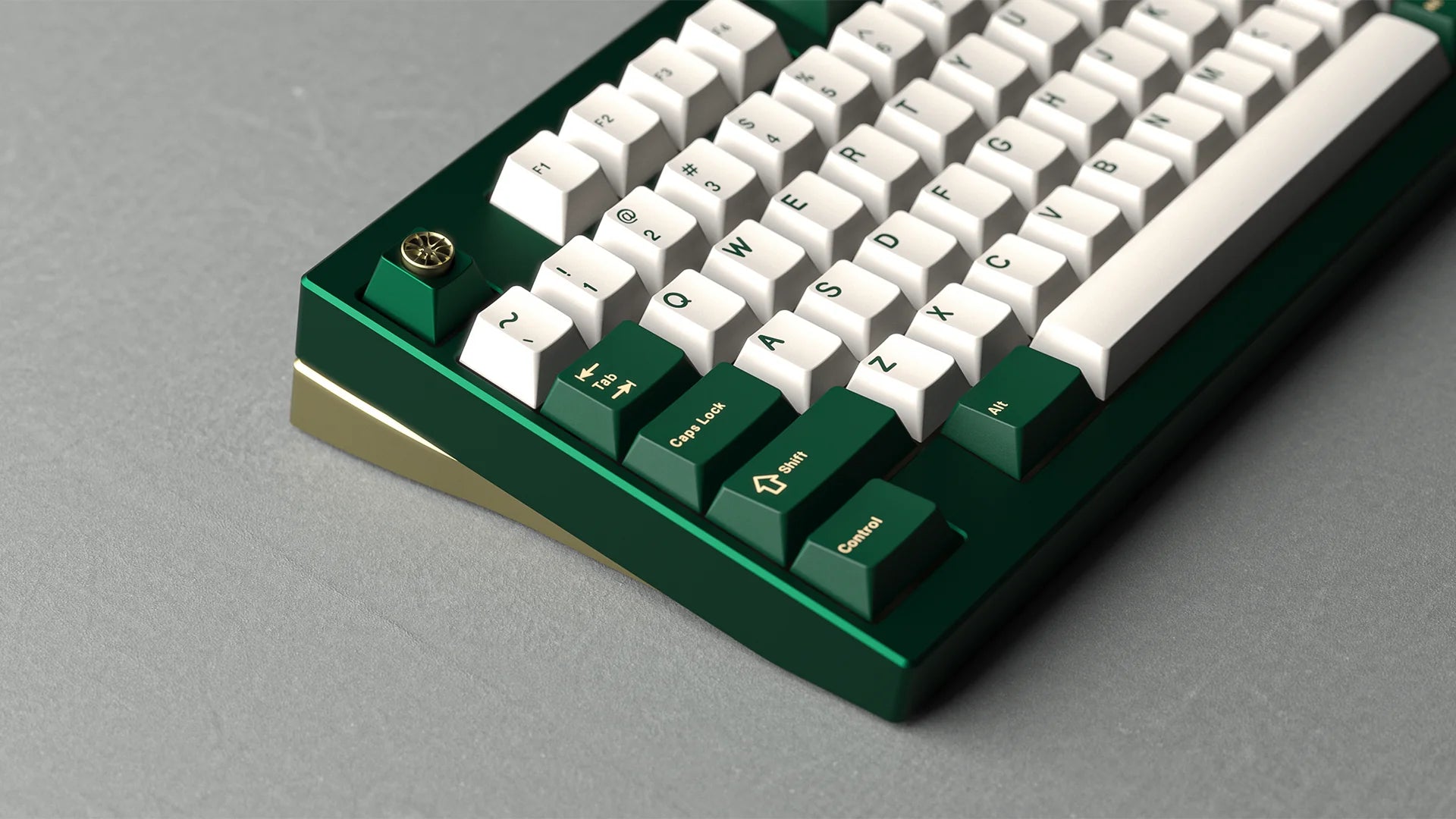 キーボード GMK British Racing Green R2 Keycap GMK British Racing Green Keycap Set | Green Keycaps for