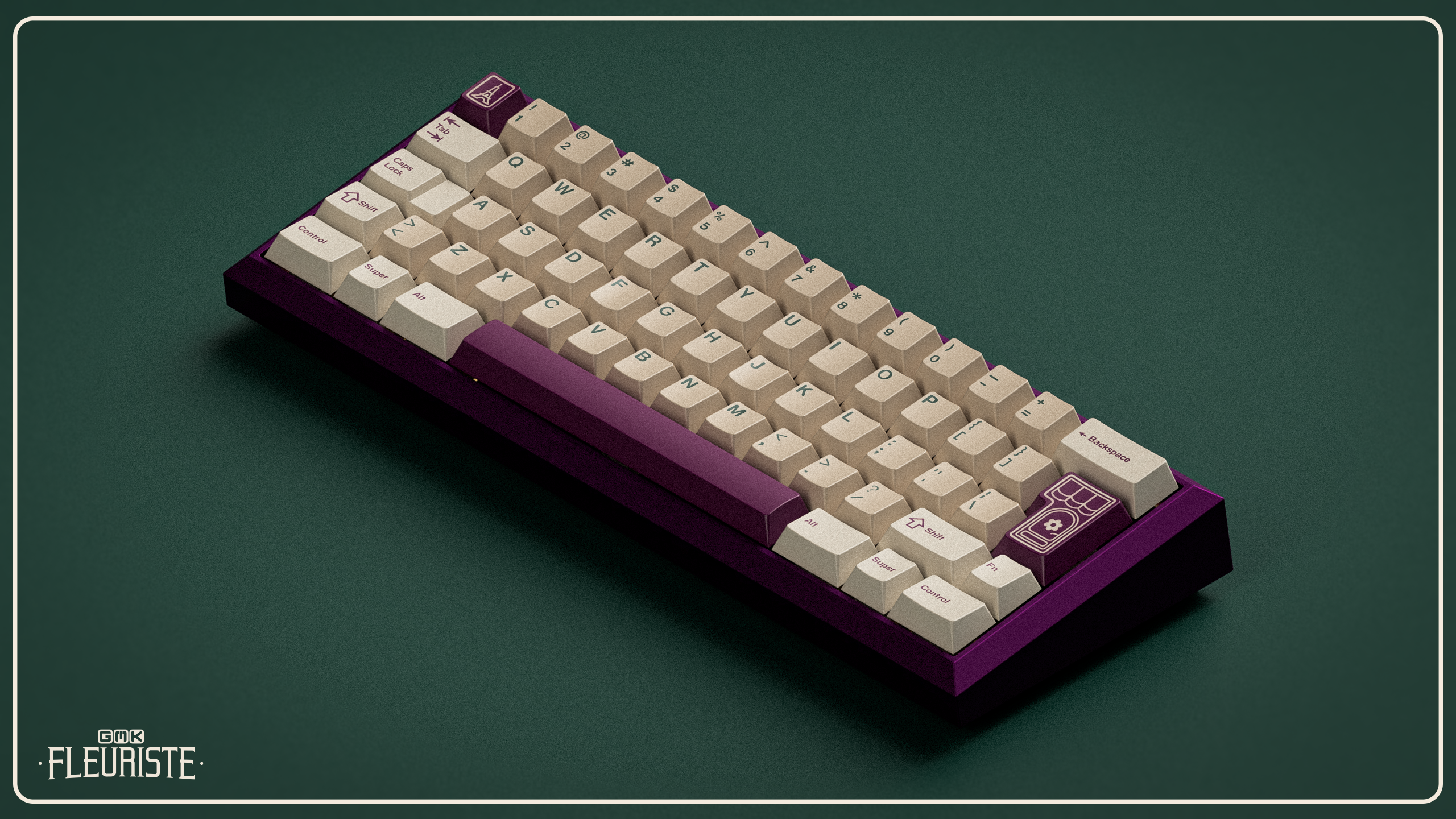 GMK CYL Fleuriste Keycaps