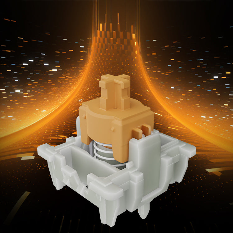 Gateron Magnetic Orange RGB HE Linear Switch