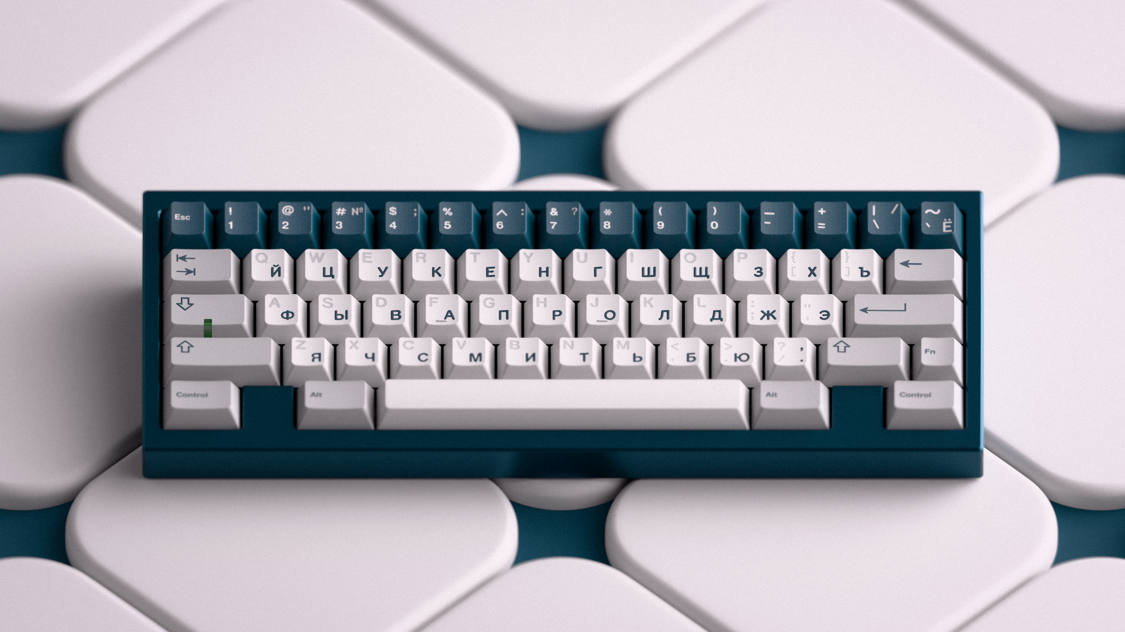 GMK CYL Prussian Alert Keycaps