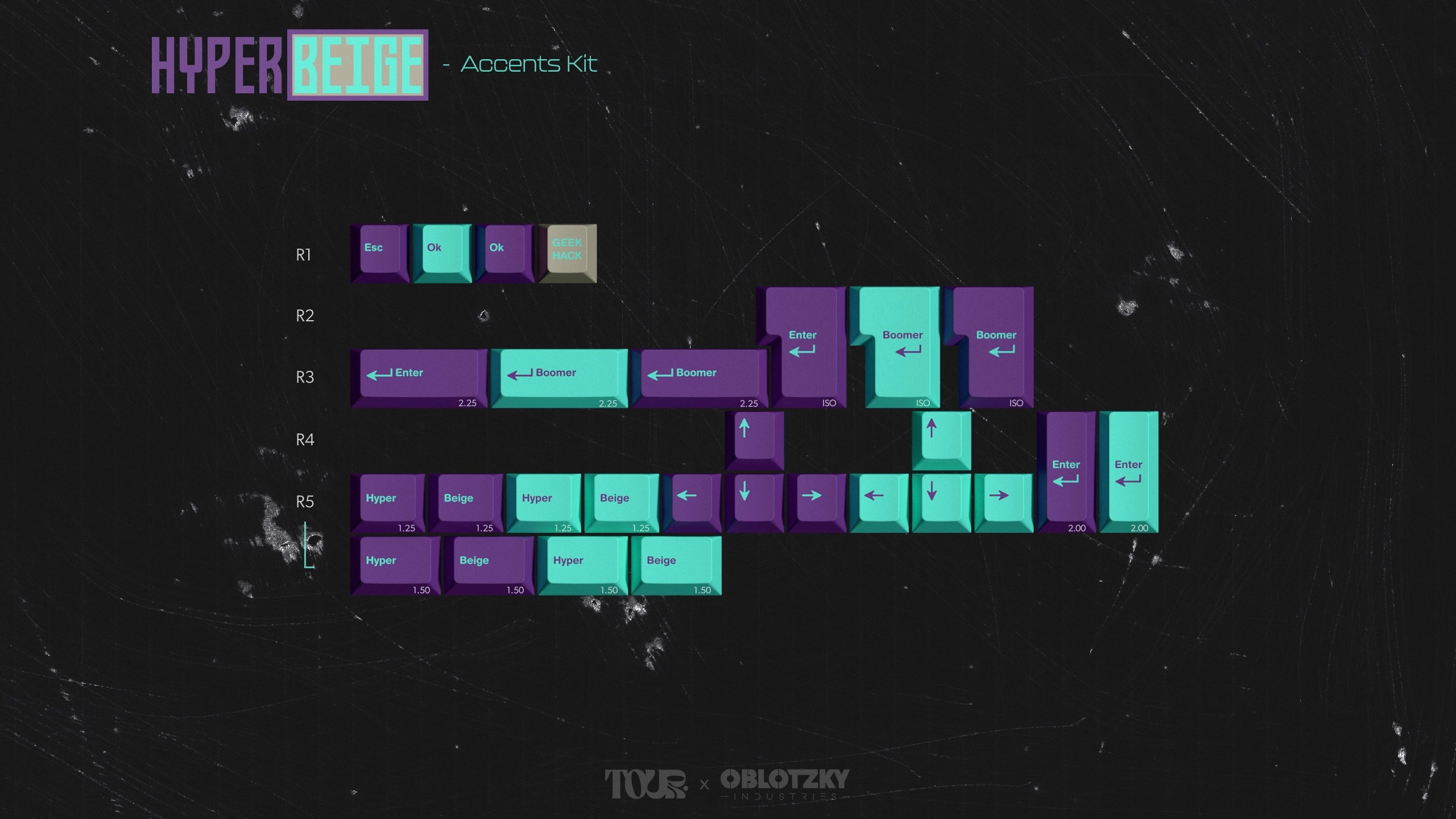 GMK CYL HyperBeige Keycaps