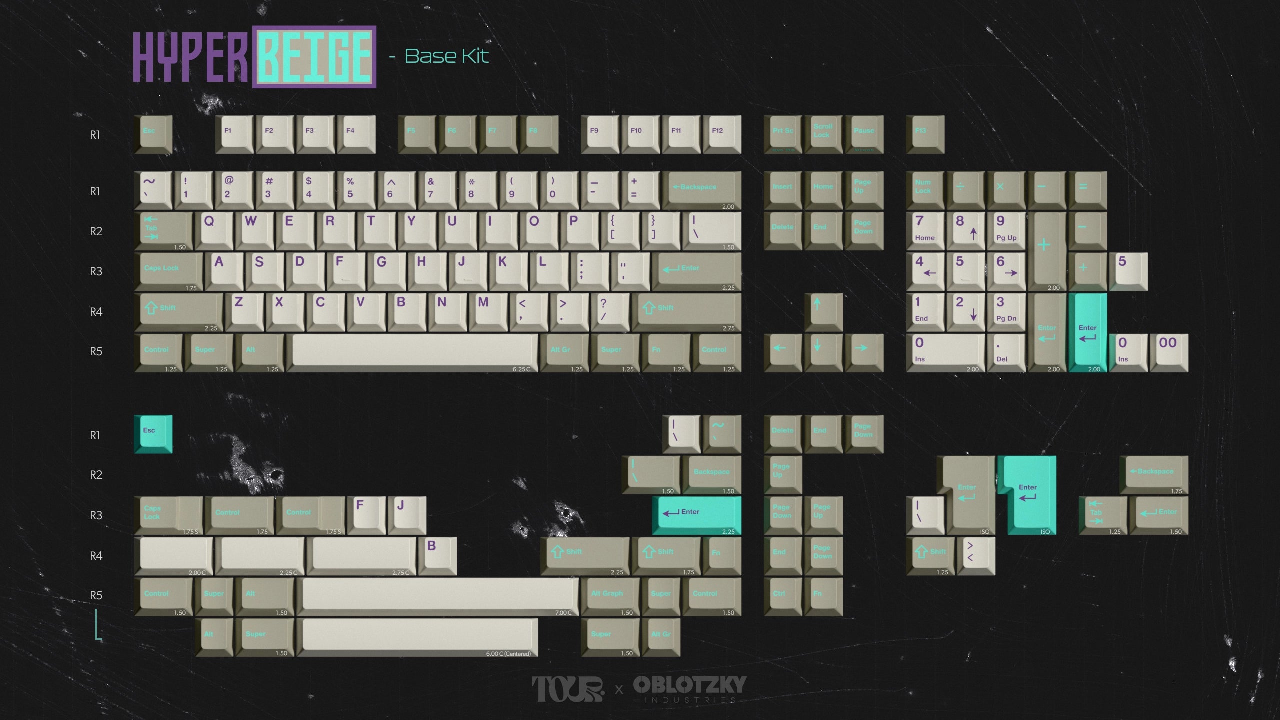 GMK CYL HyperBeige Keycaps