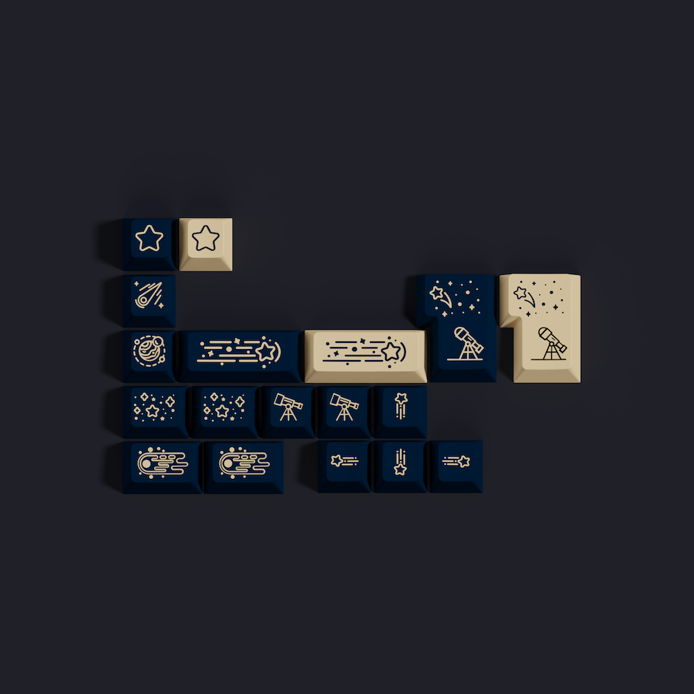 GMK CYL Stargaze Keycaps