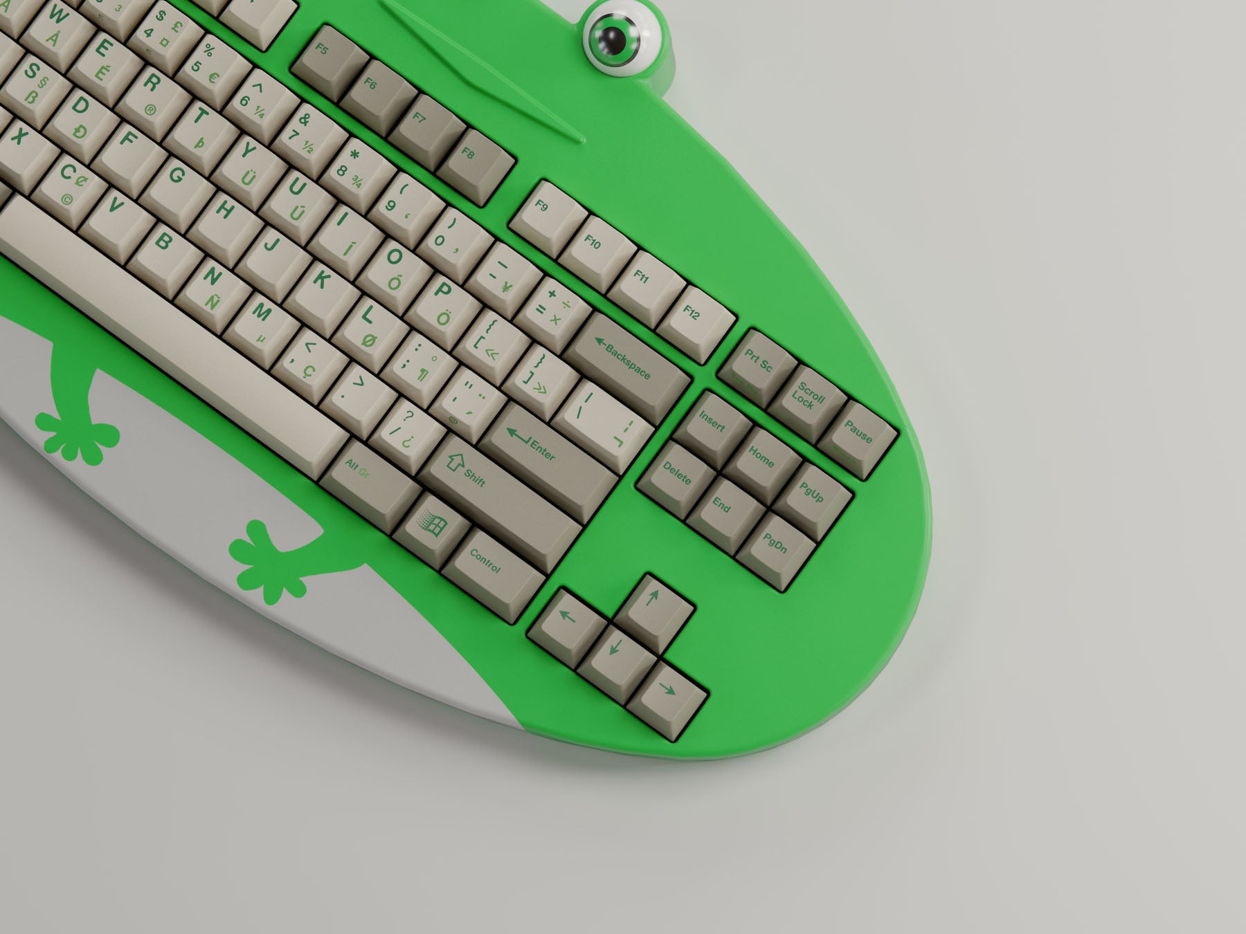 GMK CYL Green Alert Keycaps
