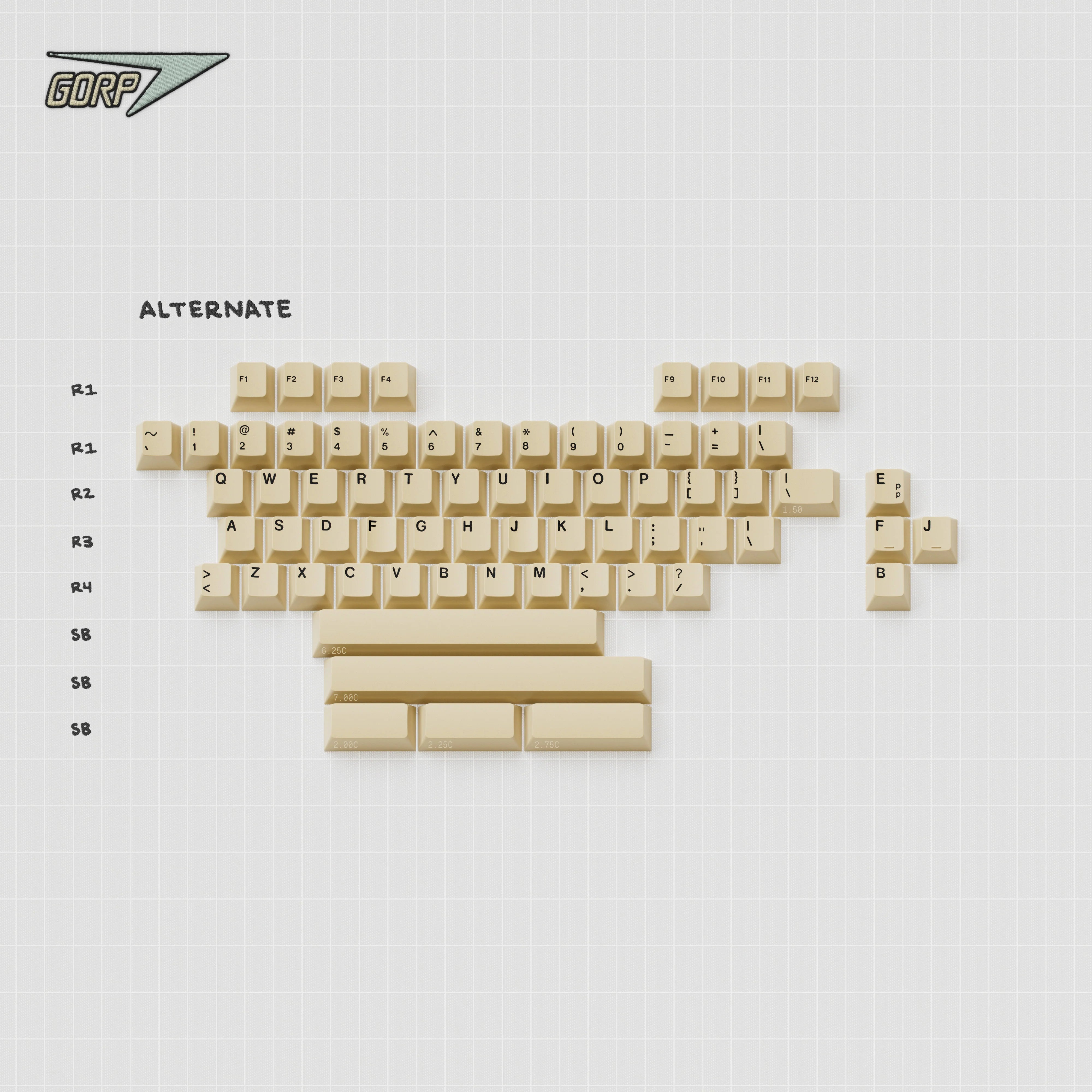 GMK CYL Gorp Keycaps