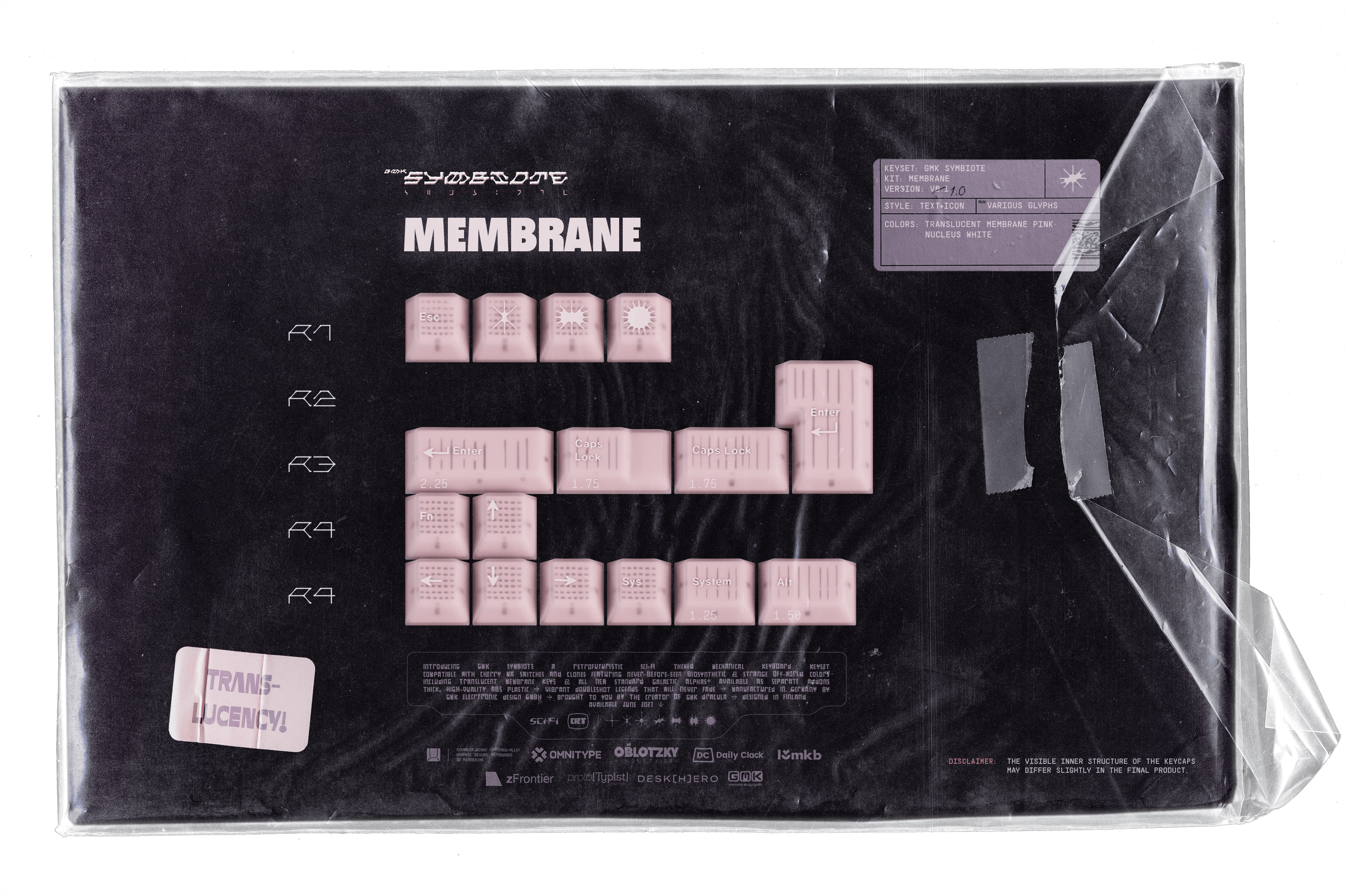 GMK CYL Symbiote Keycaps