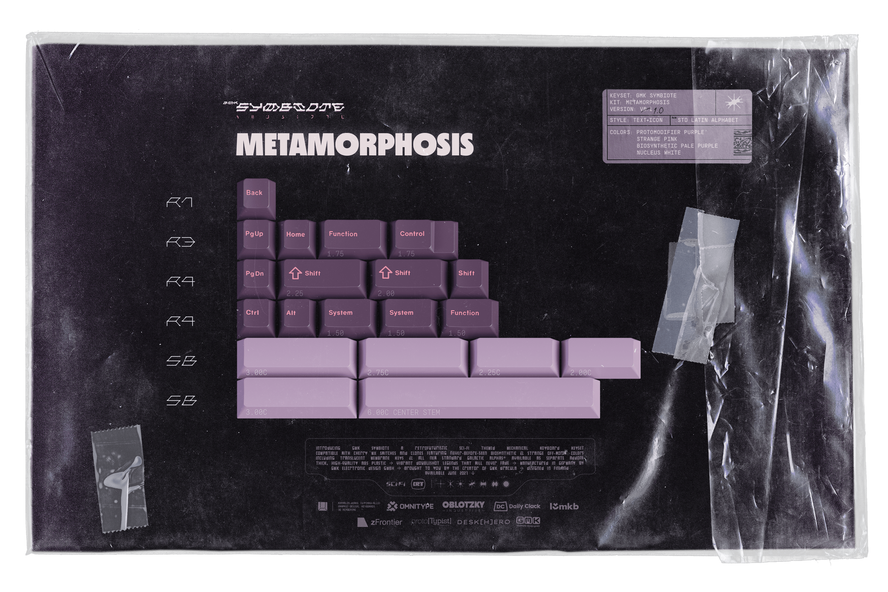 GMK CYL Symbiote Keycaps
