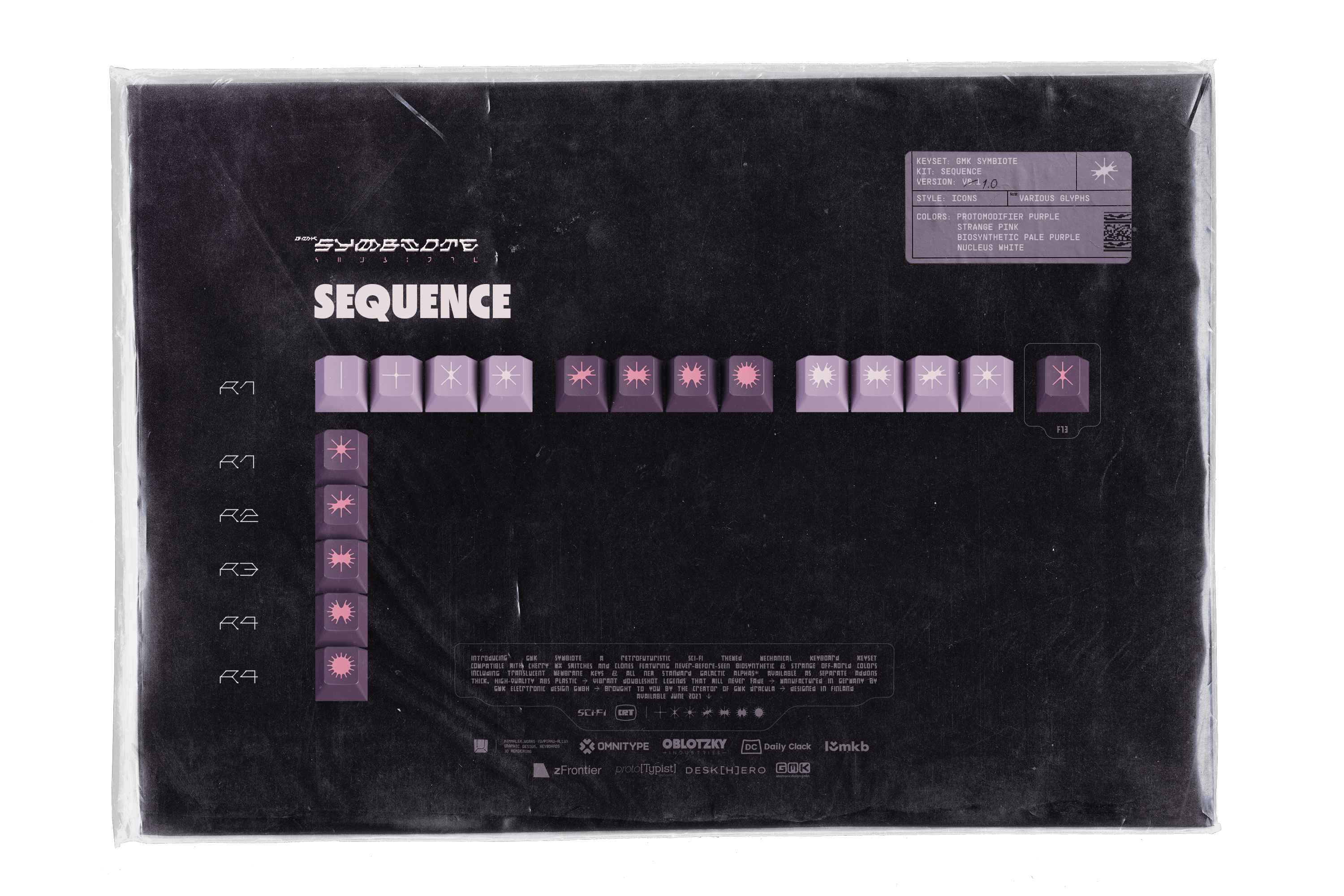 GMK CYL Symbiote Keycaps