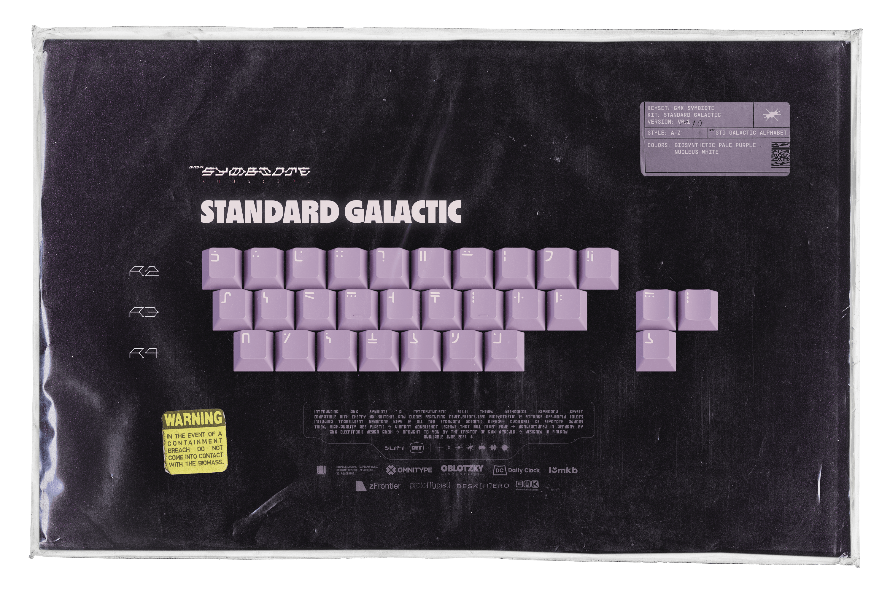 GMK CYL Symbiote Keycaps