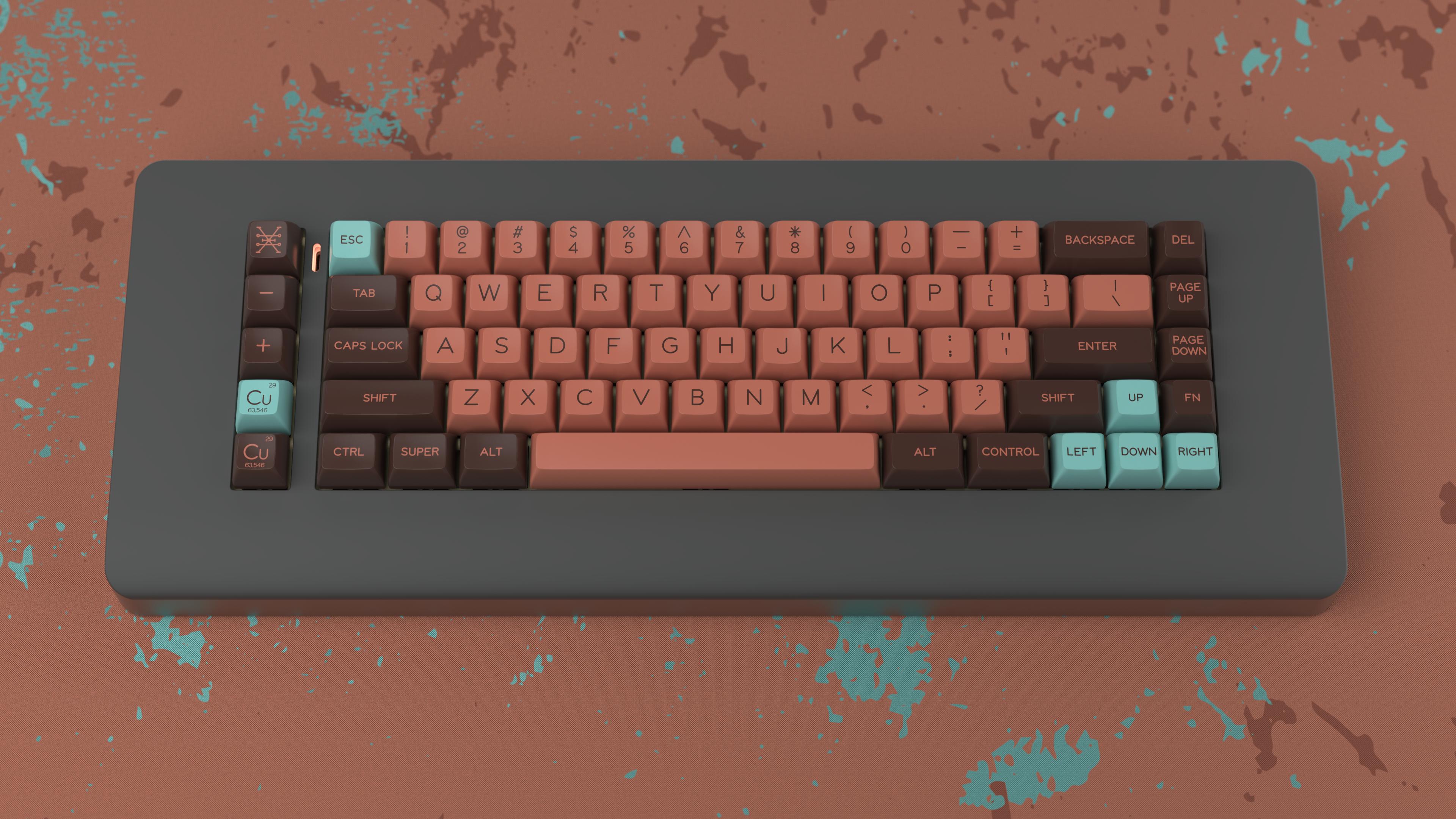 SA Copper Keycaps