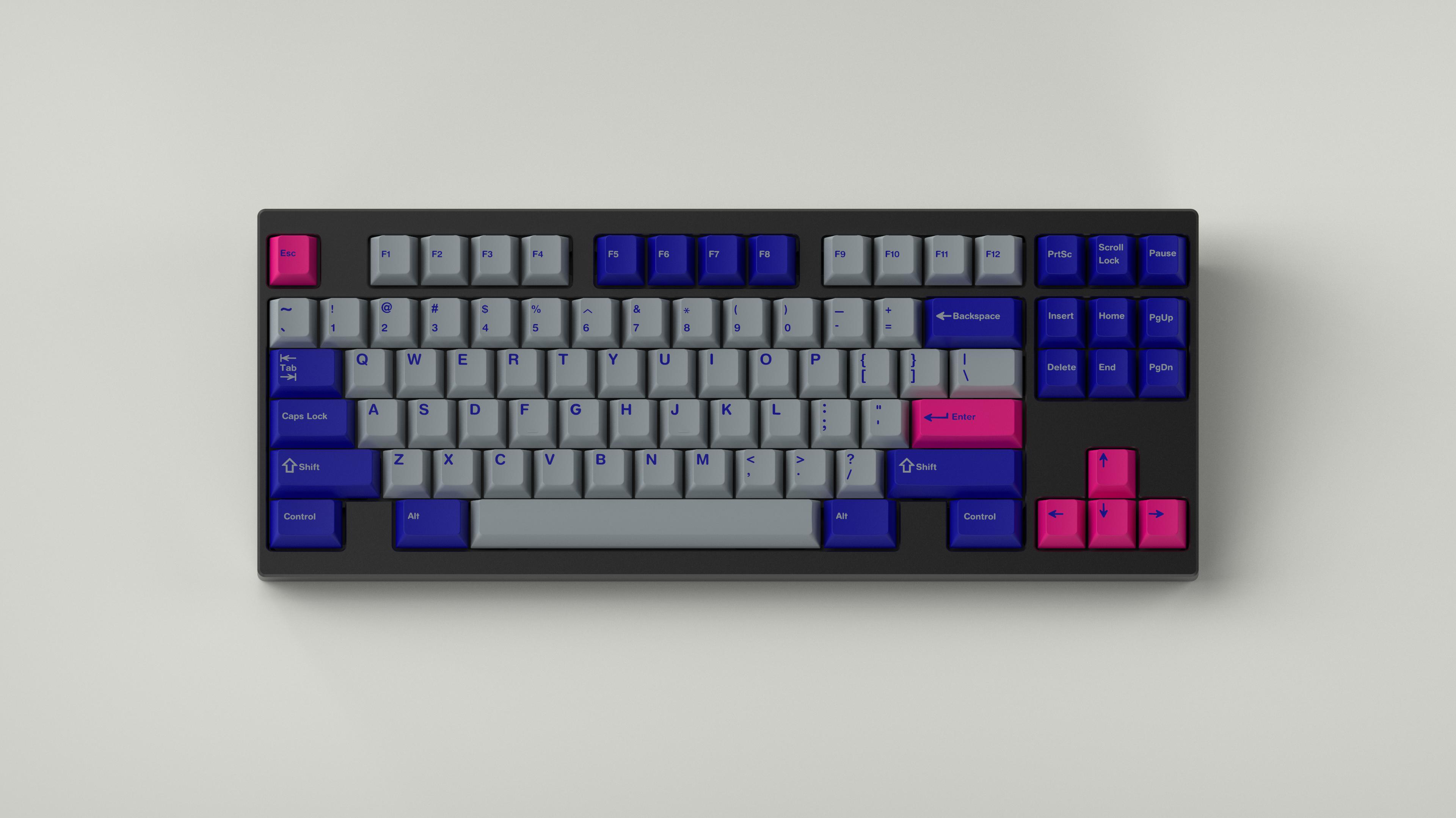 GMK CYL Cobalt Keycaps