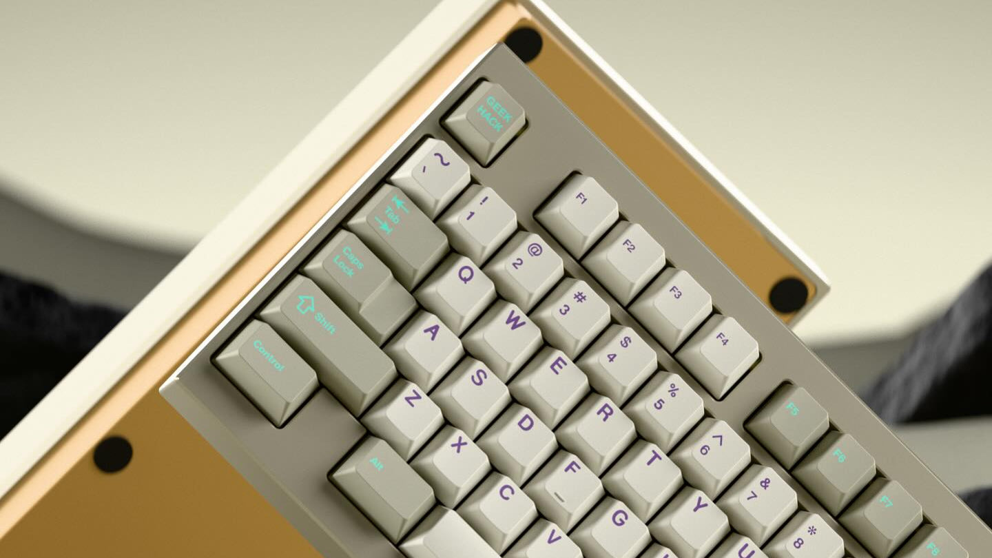 GMK CYL HyperBeige Keycaps