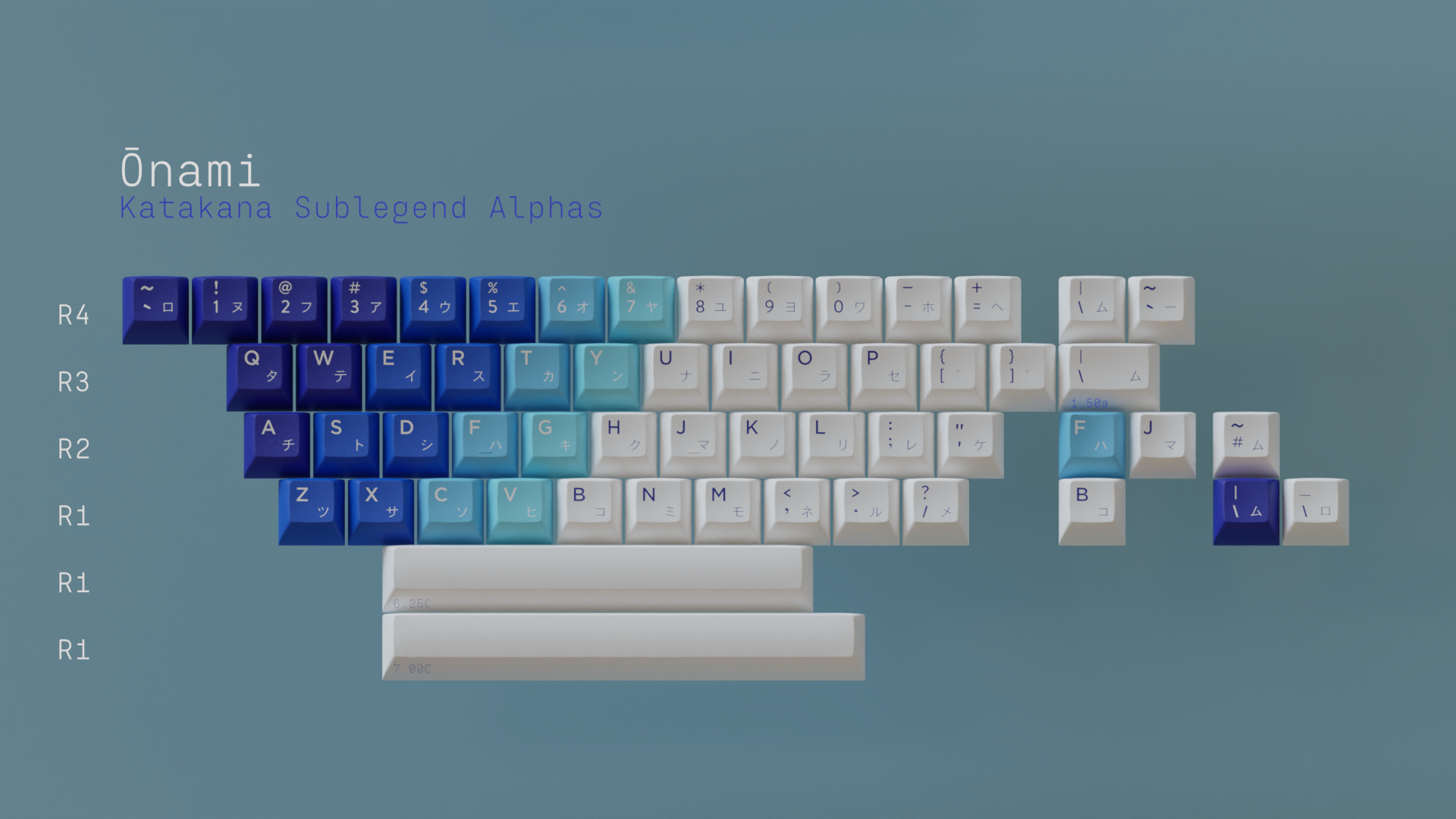 KAT Great Wave Keycaps