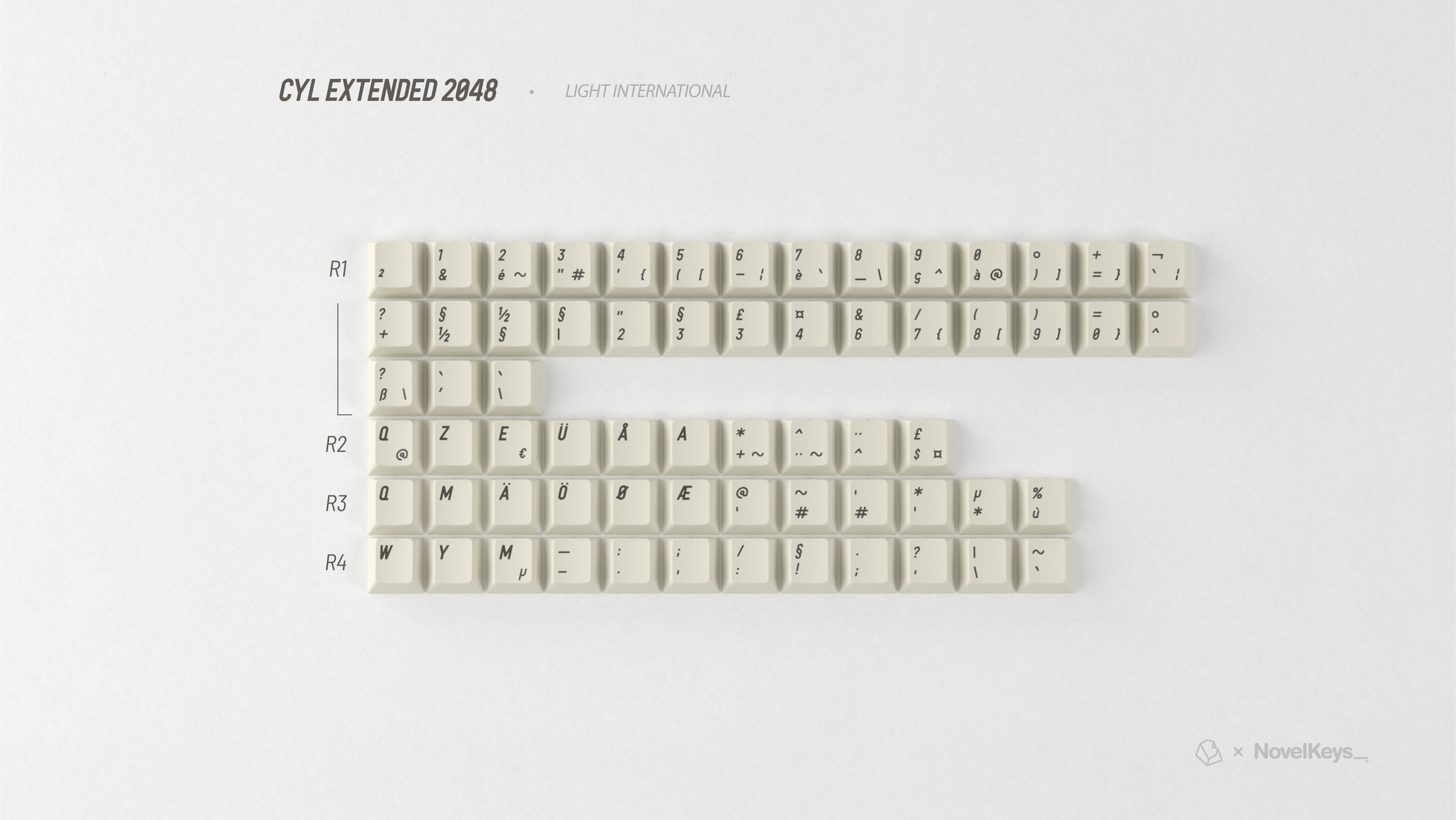GMK CYL Extended 2048 Keycaps